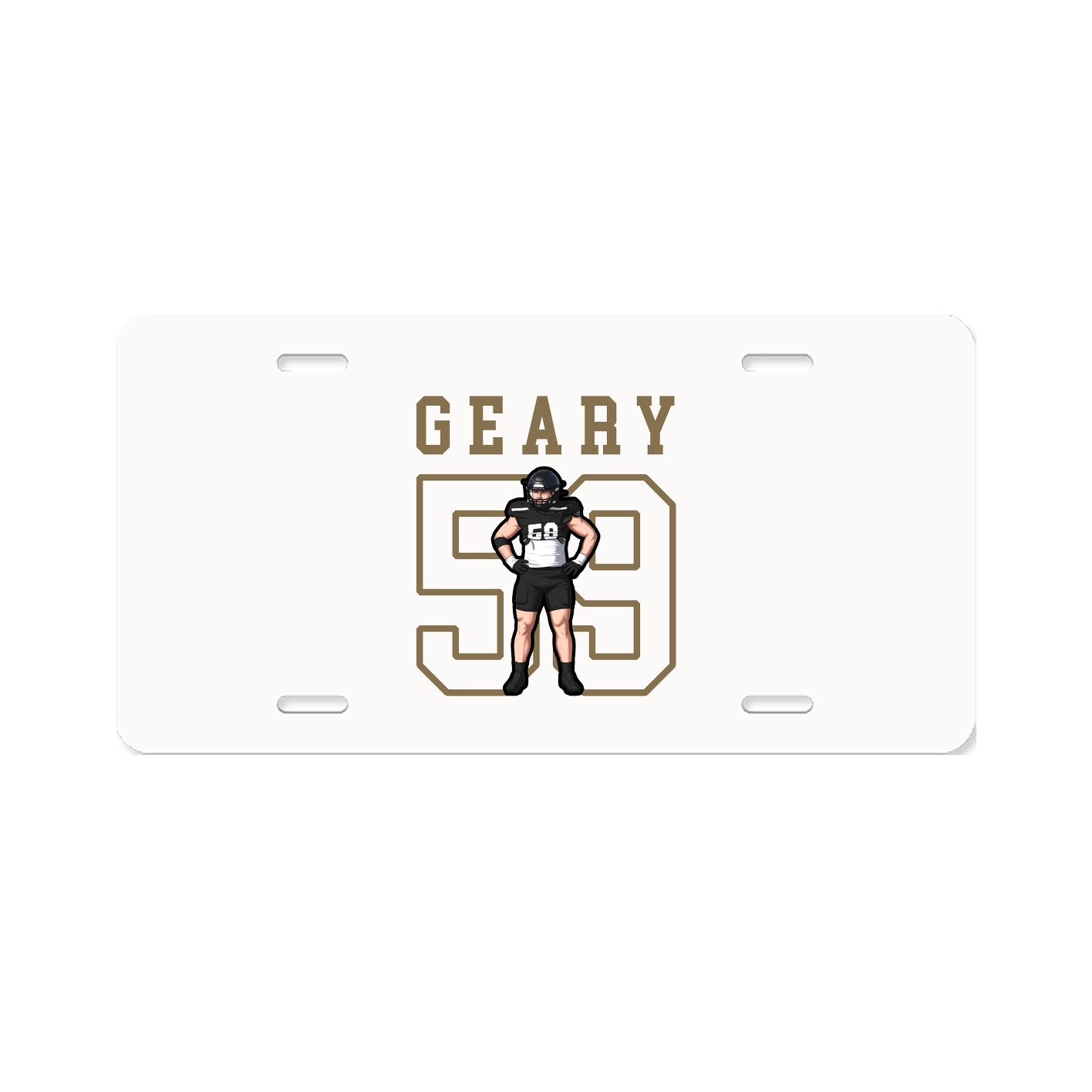 License Plate — Shirsey in Classic