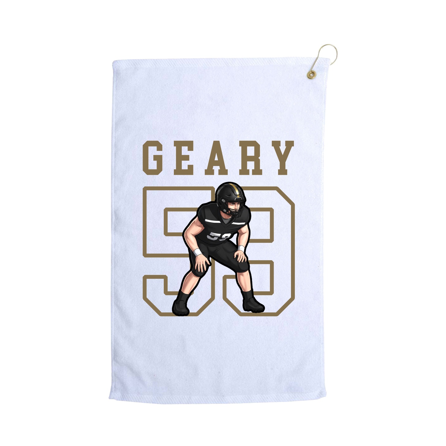 Golf Towel — Shirsey in White