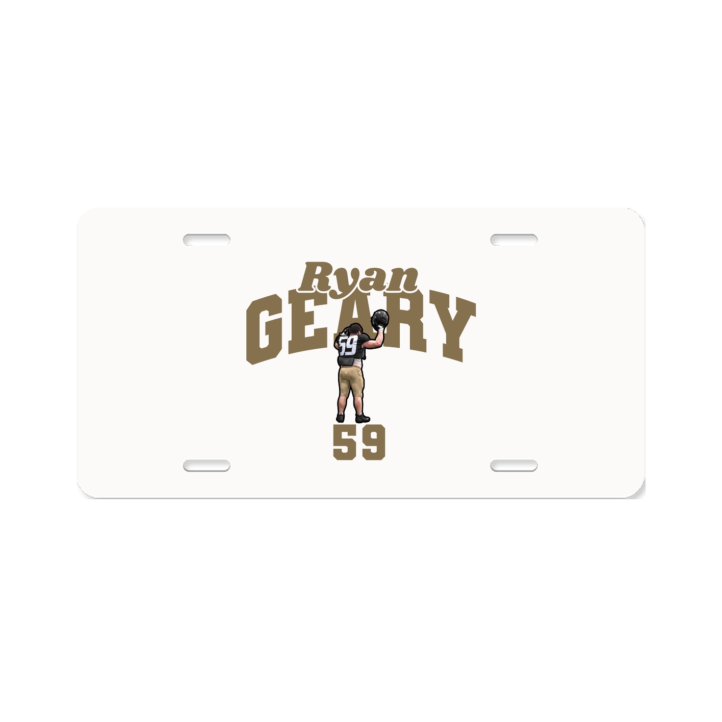 License Plate — Signature Arch in Classic