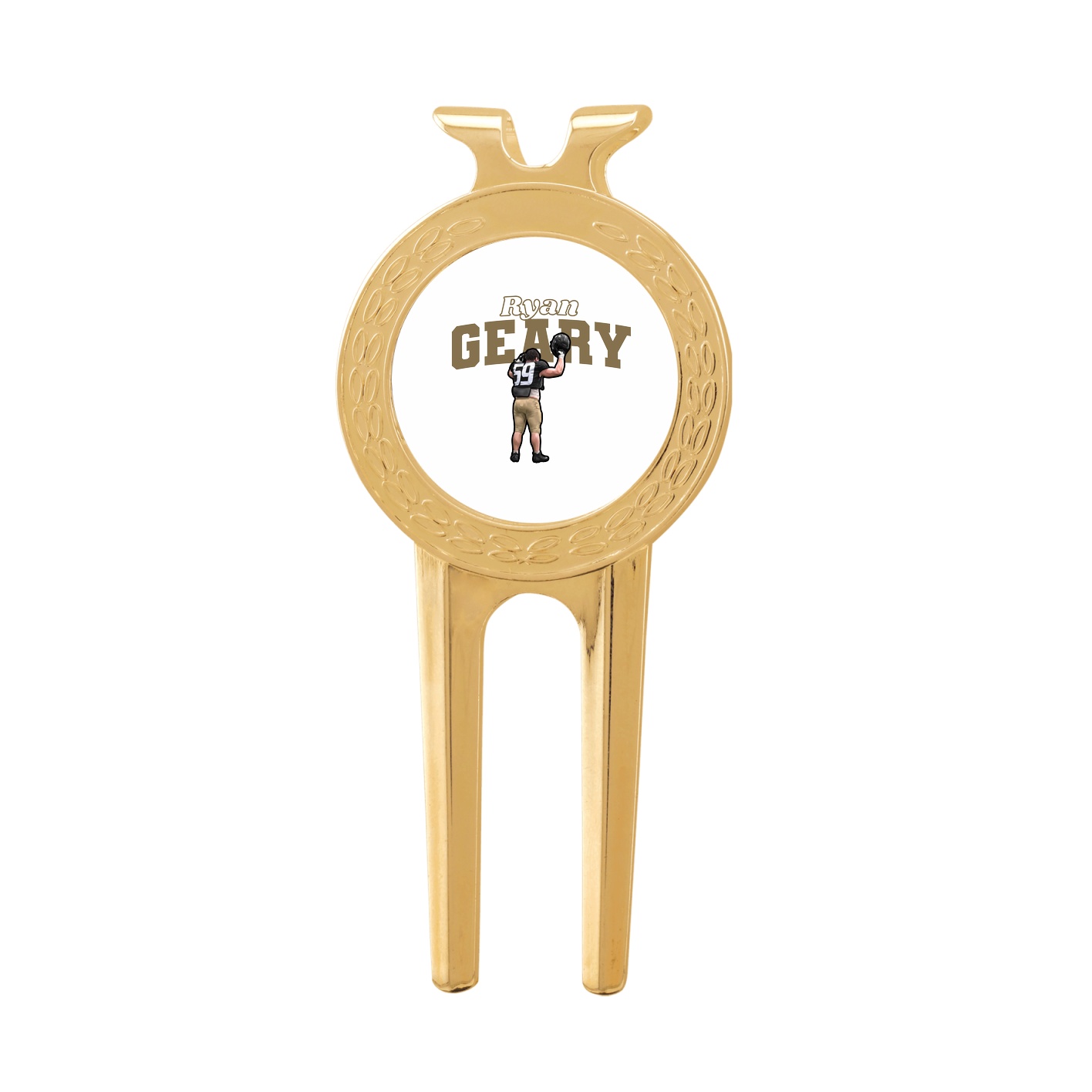 Divot Tool with Ball Marker — Name Arch in Classic