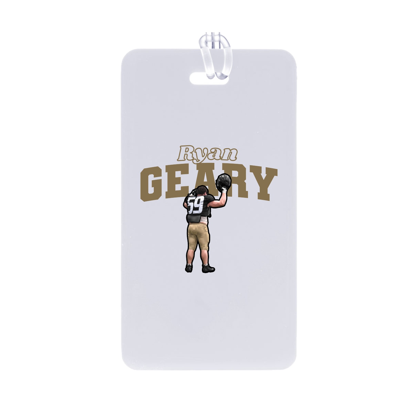 Bag Tag — Name Arch in Classic