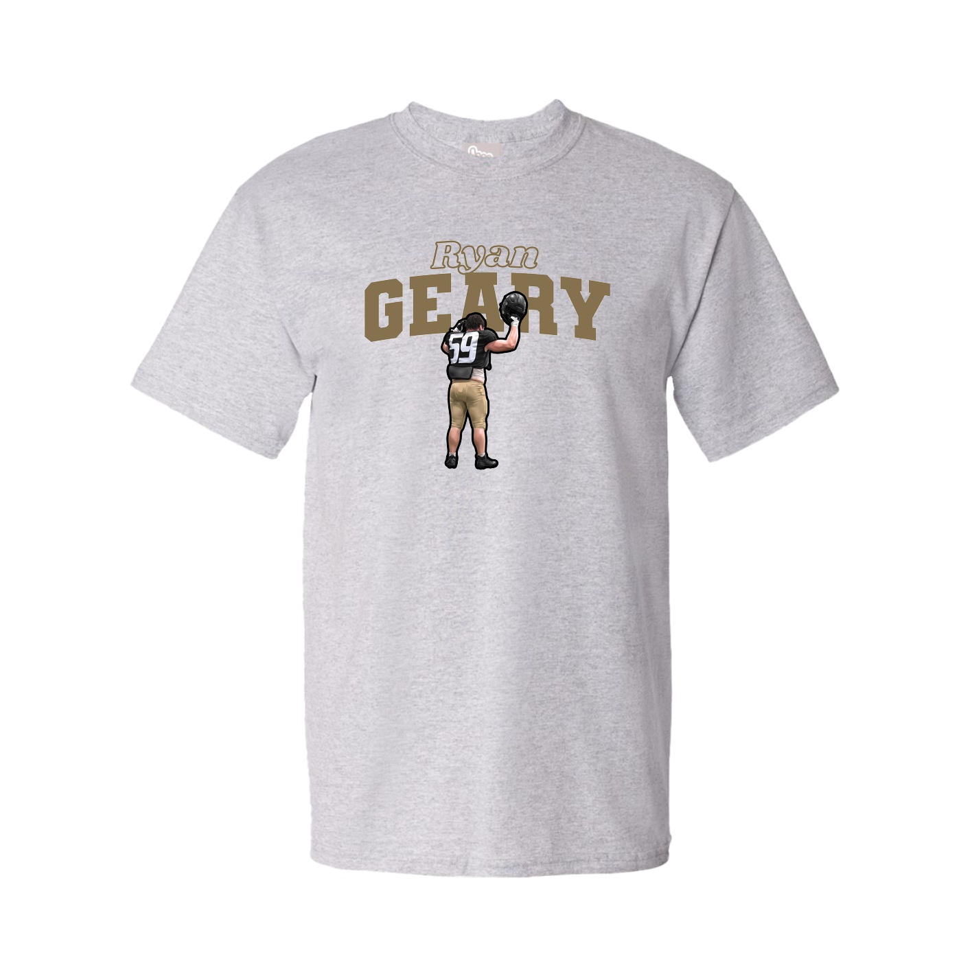 Tee — Name Arch in Grey