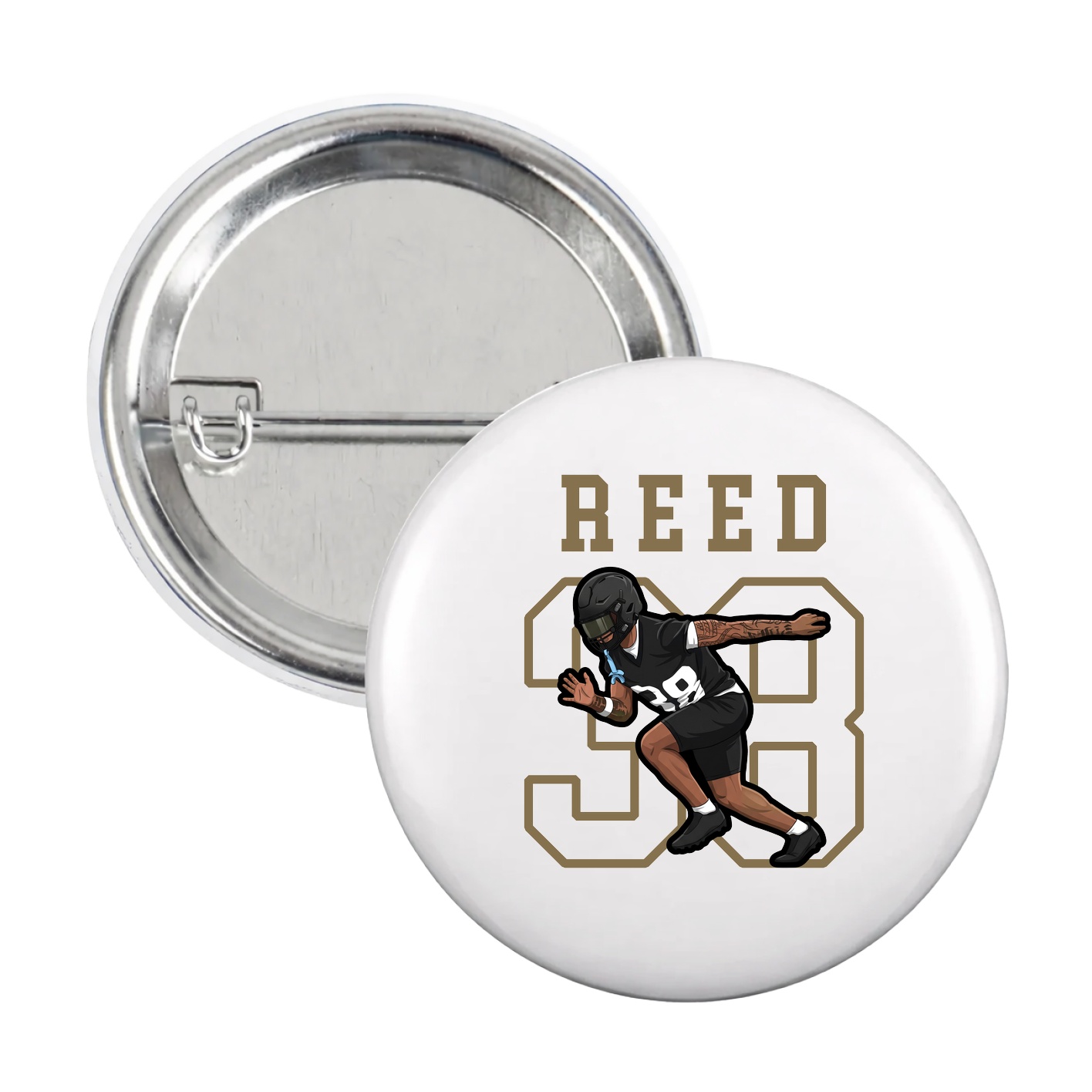 Game Day Button — Shirsey in White