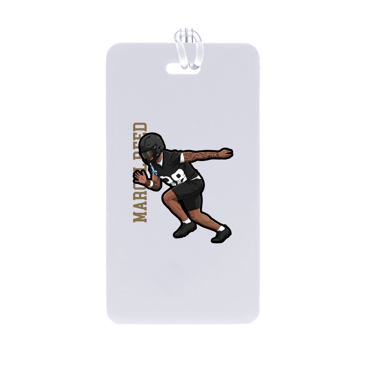Bag Tag — Name Vertical in Classic