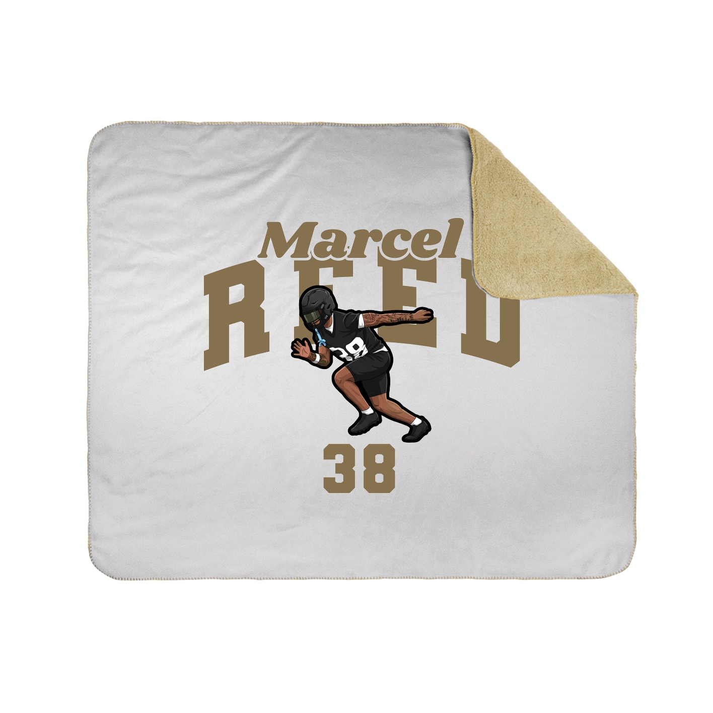 Throw Blanket — Signature Arch in White
