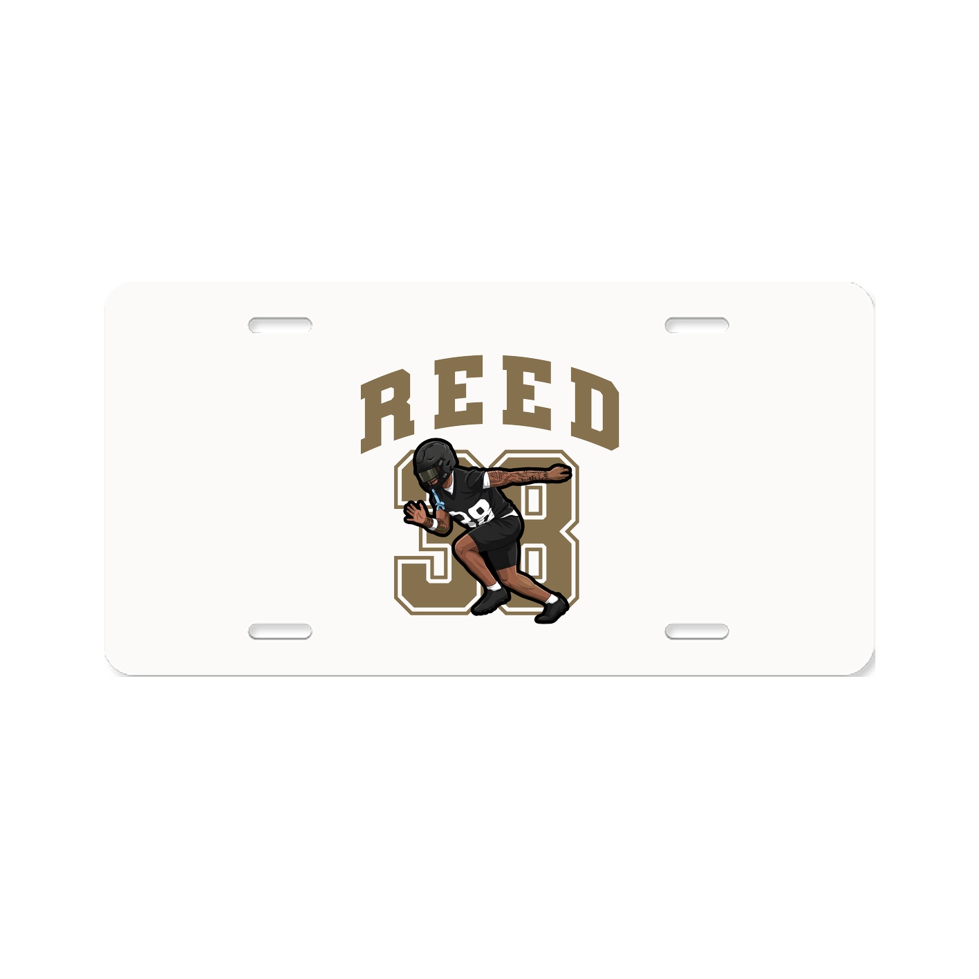 License Plate — Number in Classic
