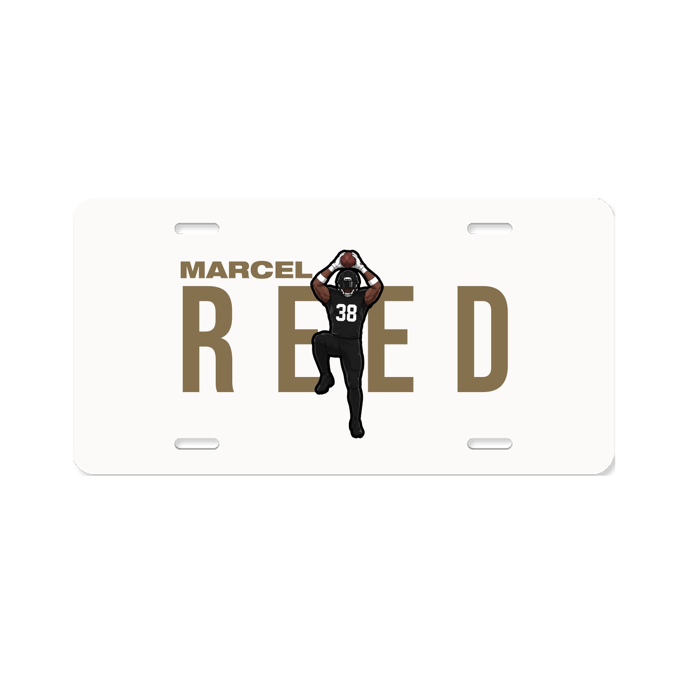 License Plate — Player Name in Classic