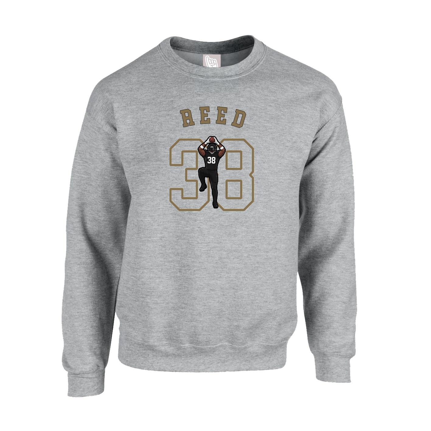 Fleece Crew — Shirsey Arch in Grey