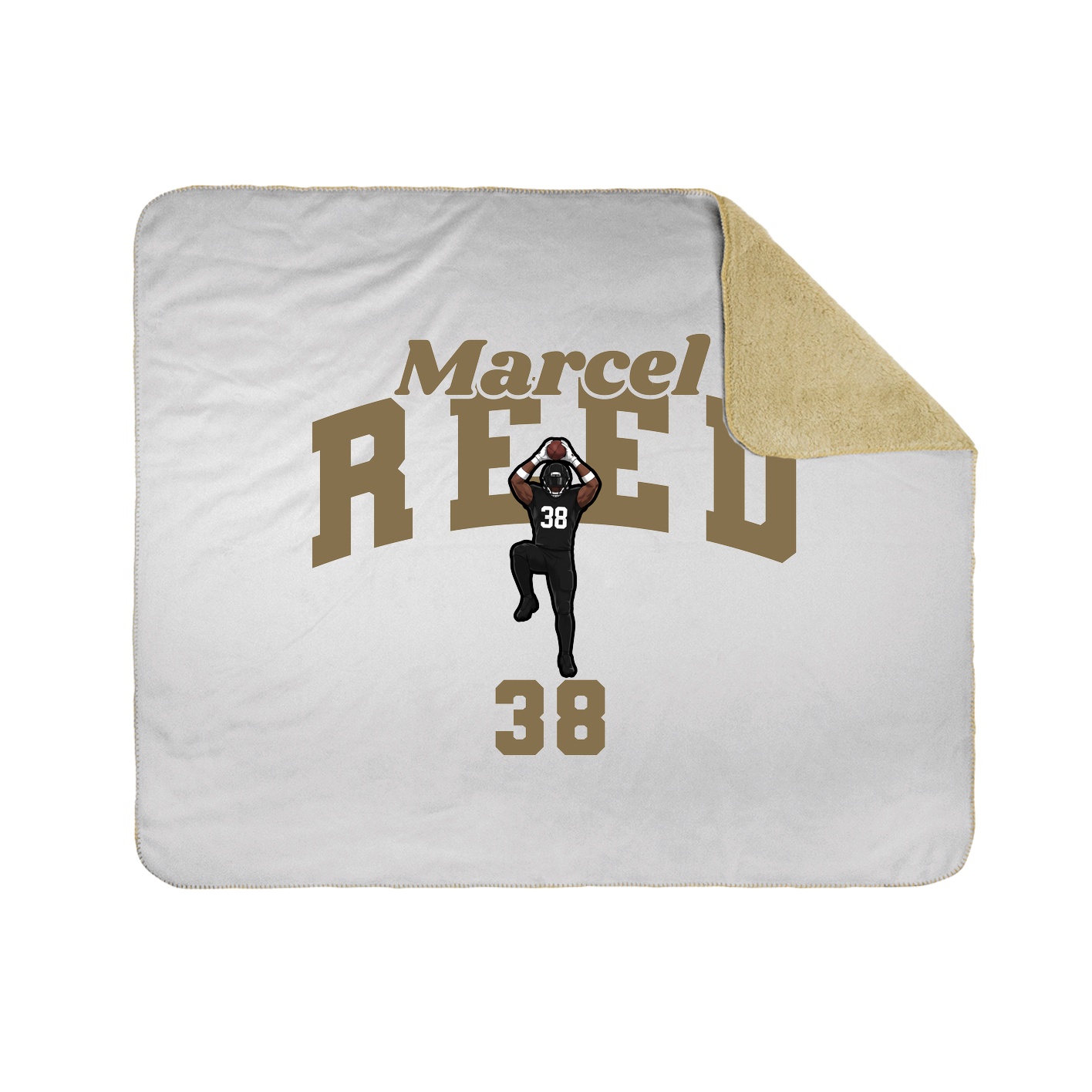 Throw Blanket — Signature Arch in White
