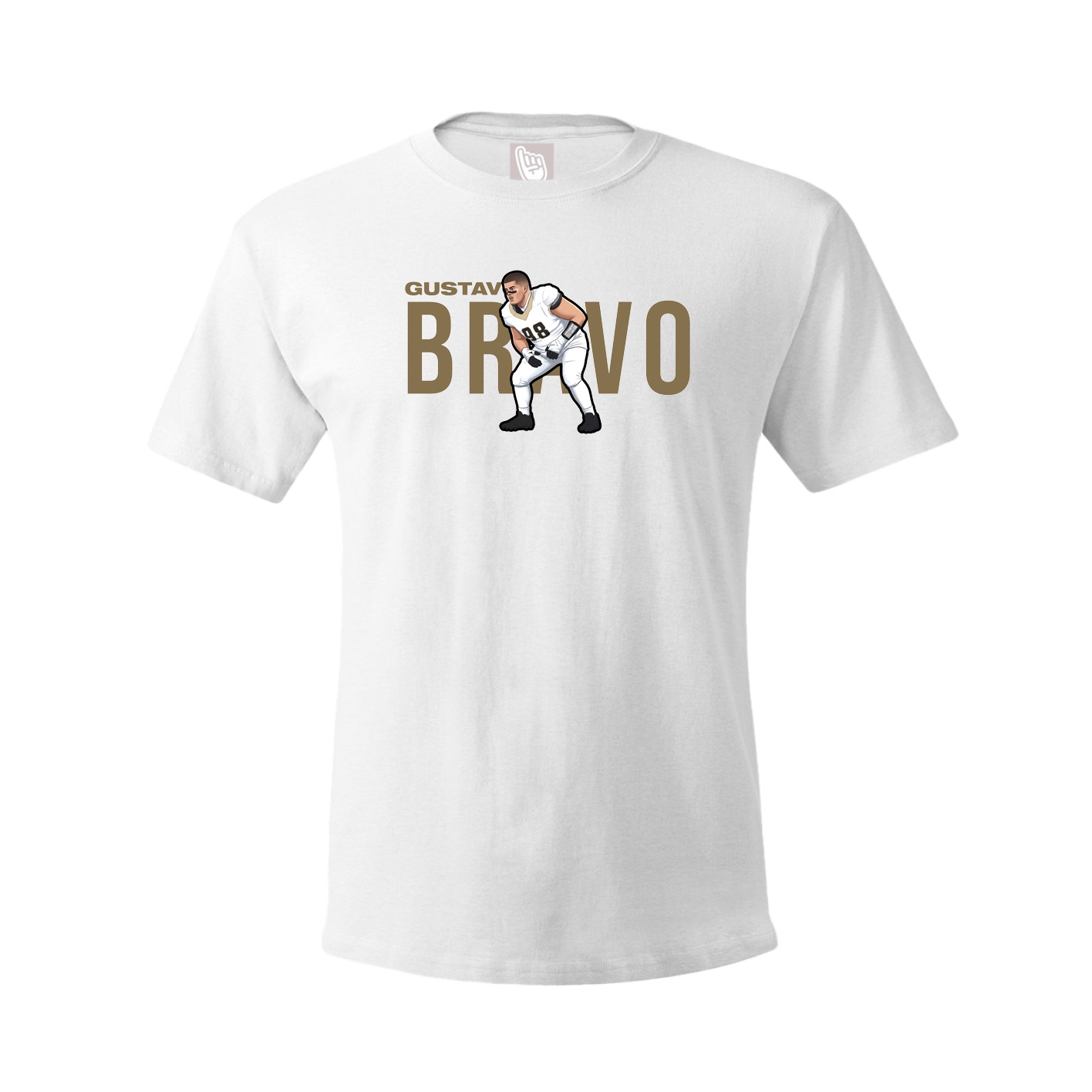 Youth Tee — Player Name in White