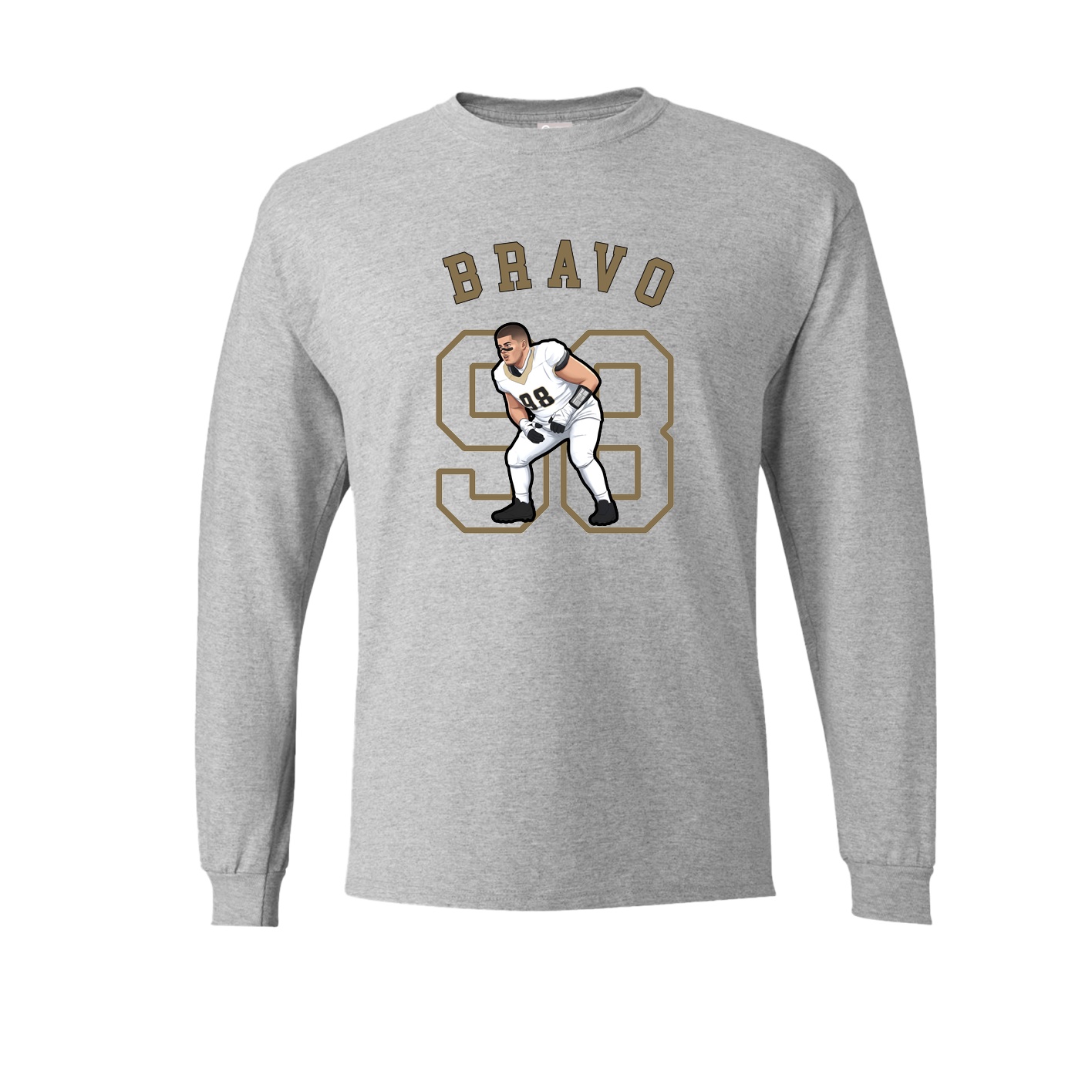 Long Sleeve Tee — Shirsey Arch in Grey