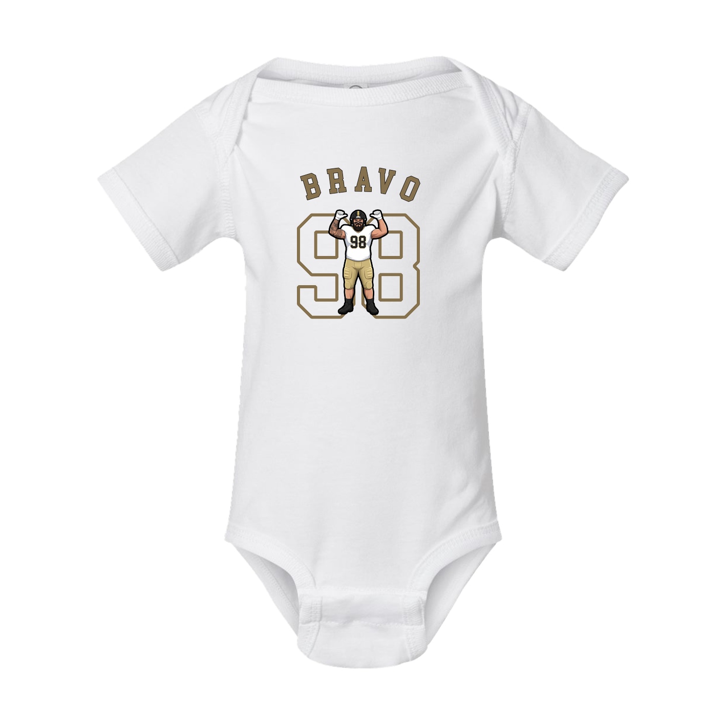 Baby Onesie — Shirsey Arch in White