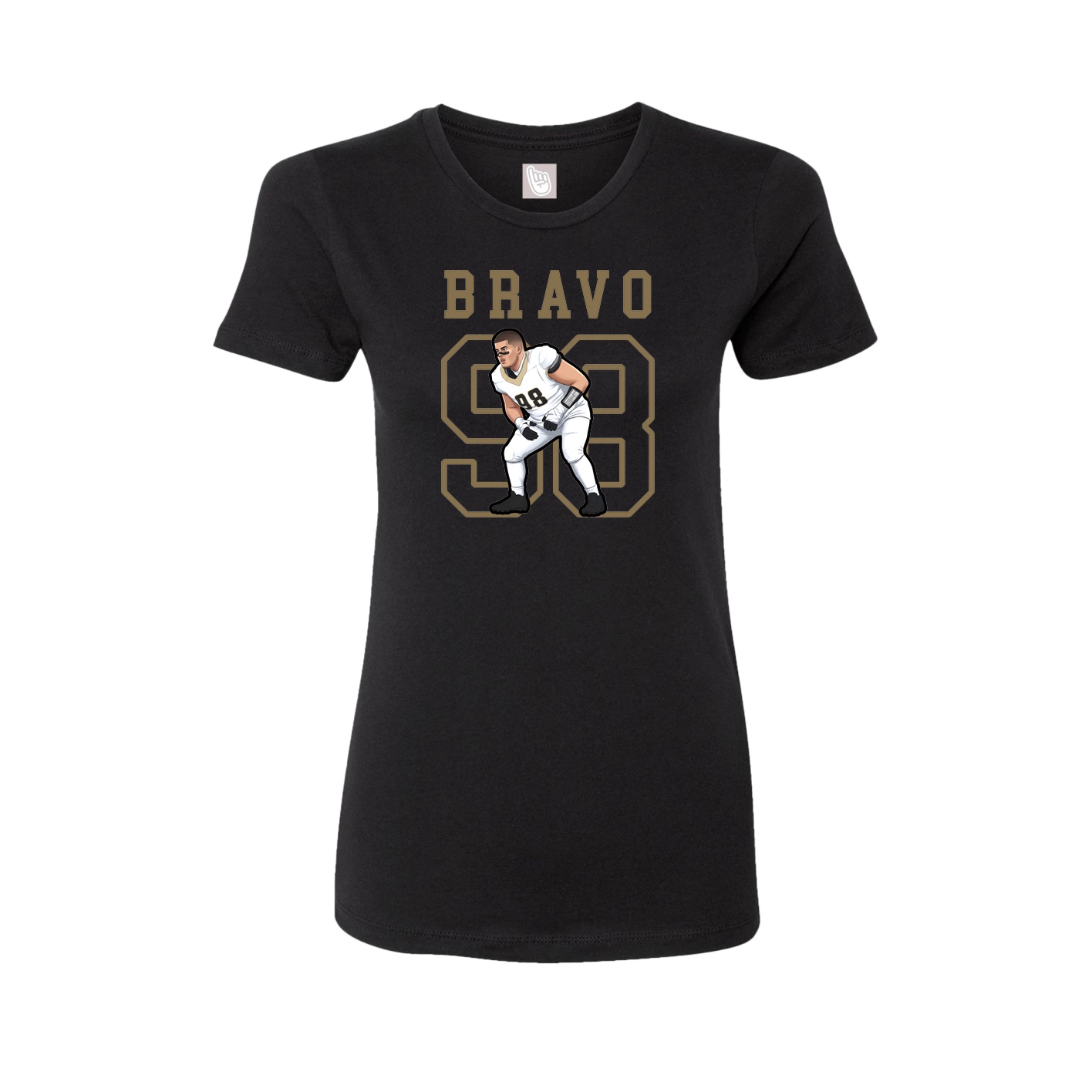 Fitted Women's Tee — Shirsey in Black