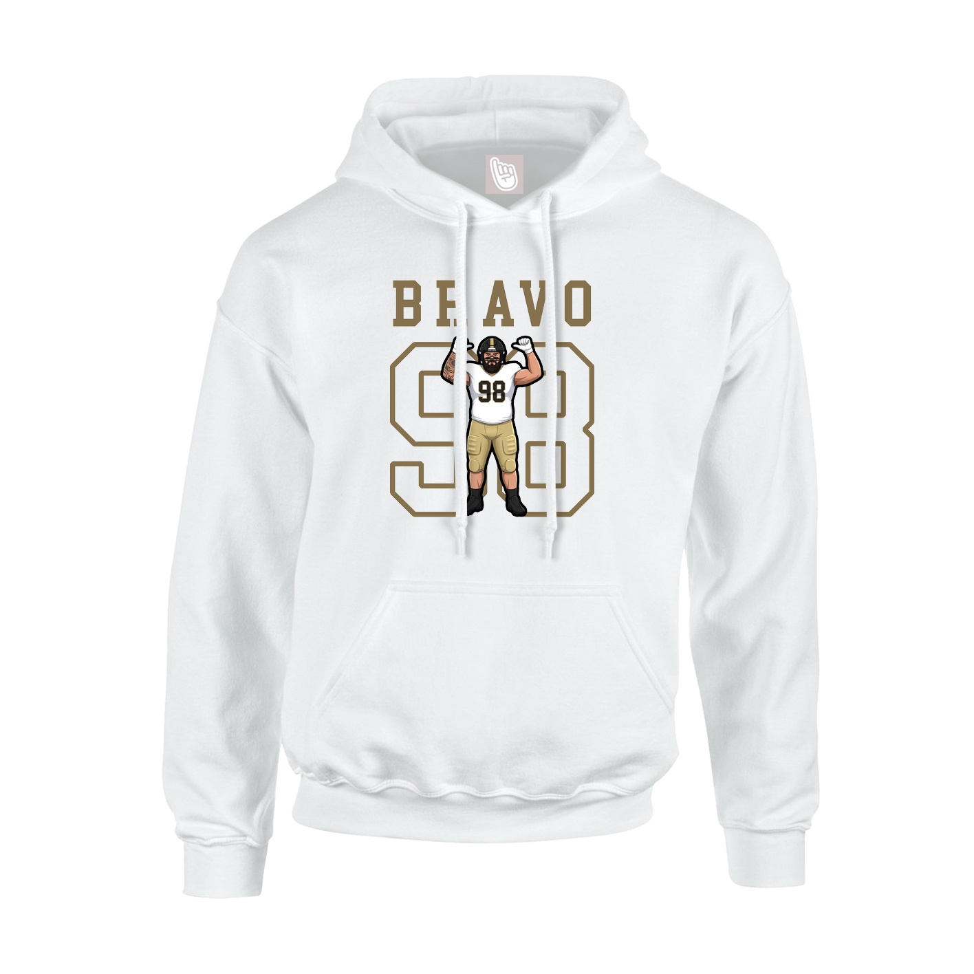 Youth Hoodie — Shirsey in White