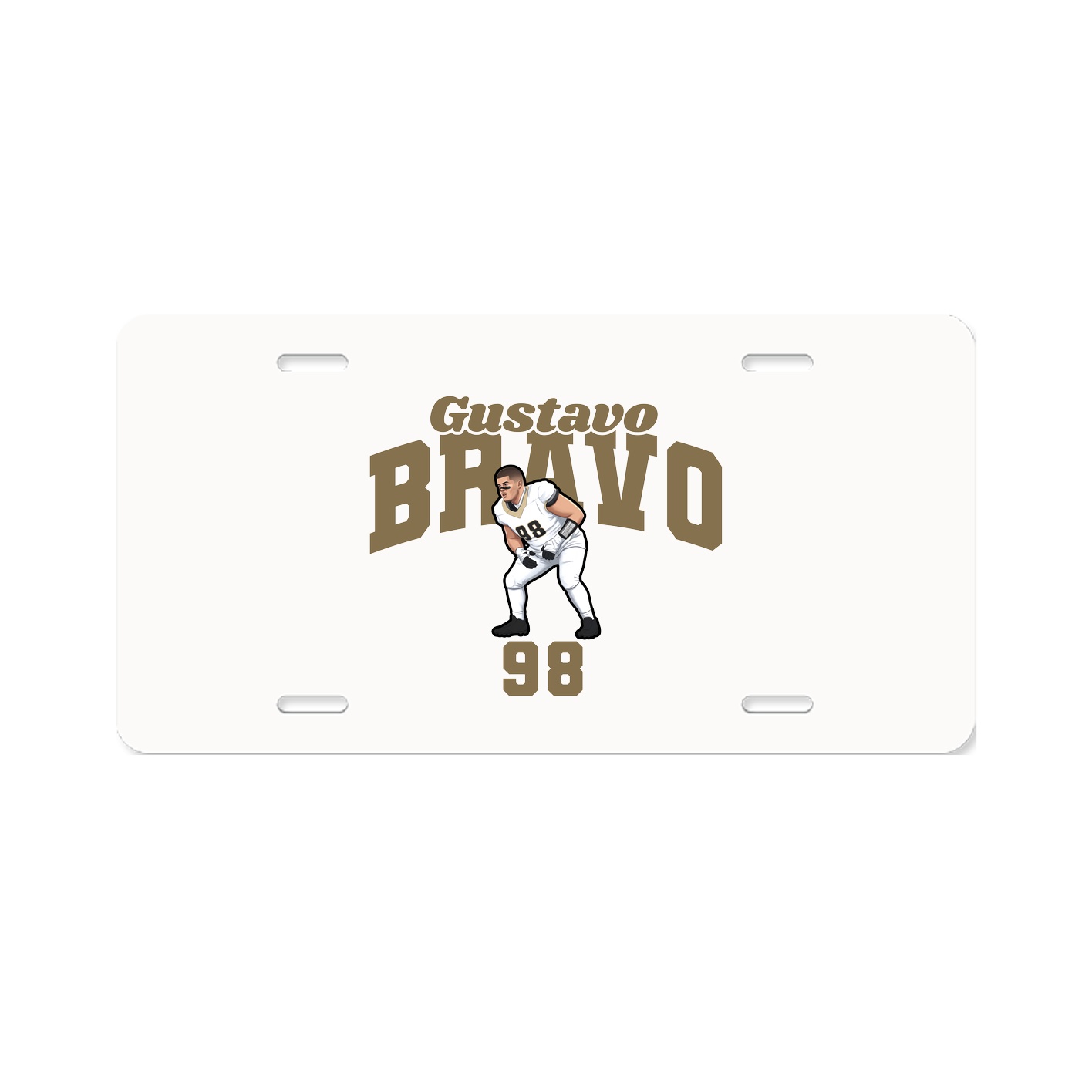 License Plate — Signature Arch in Classic