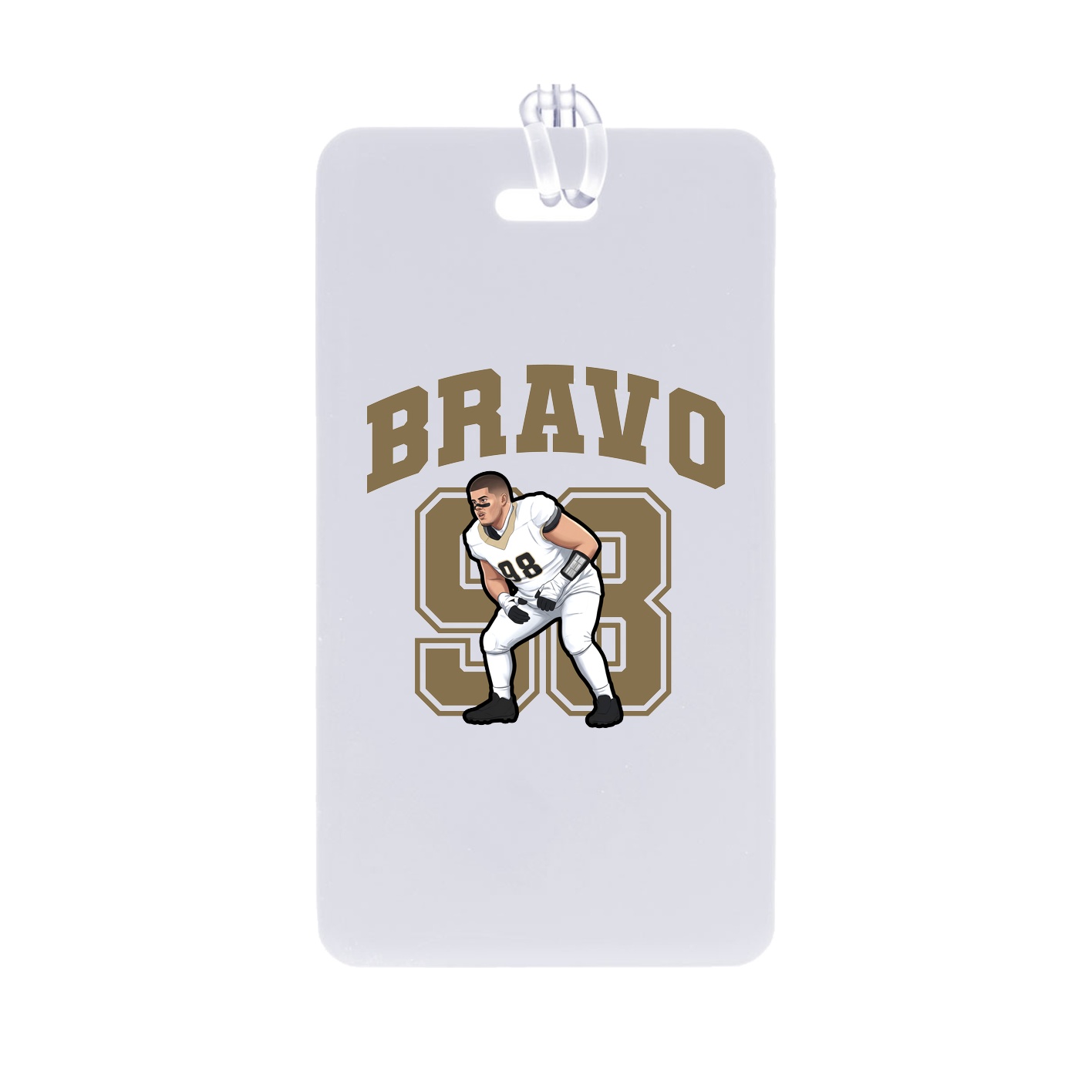 Bag Tag — Number in Classic