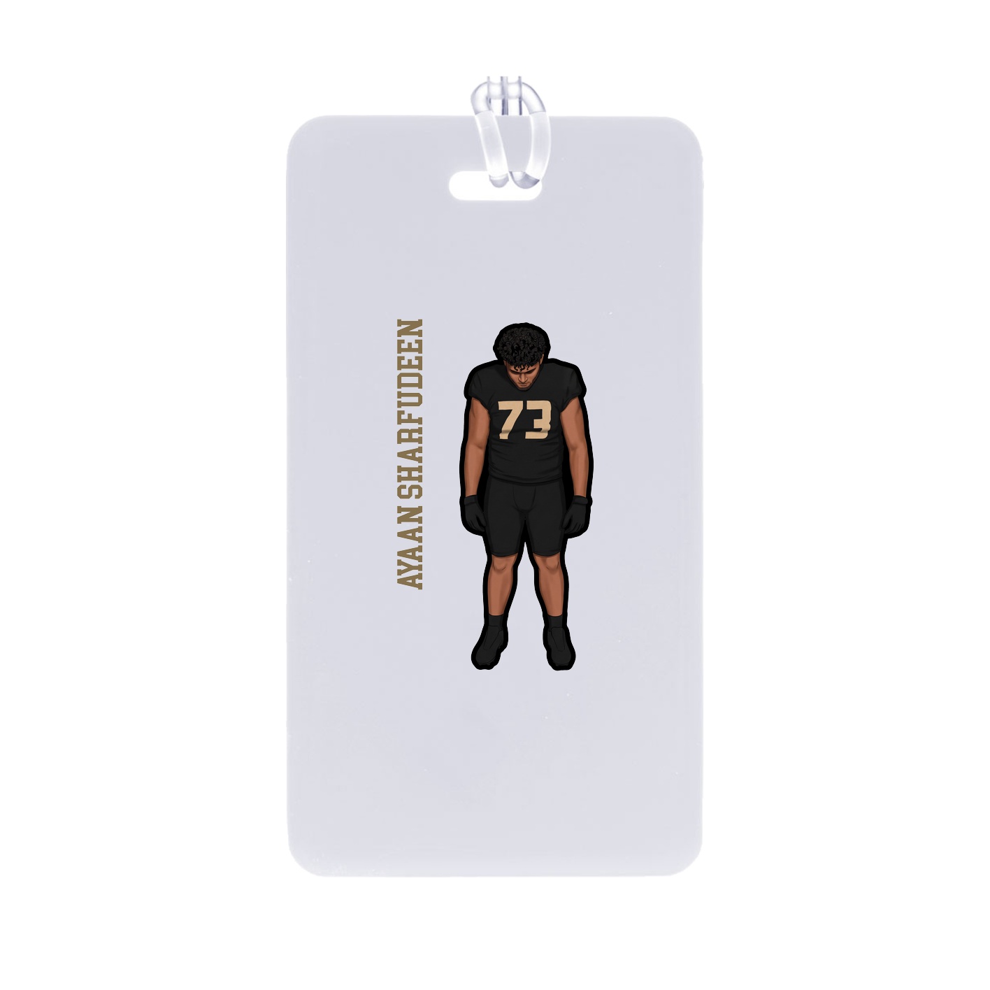 Bag Tag — Name Vertical in Classic