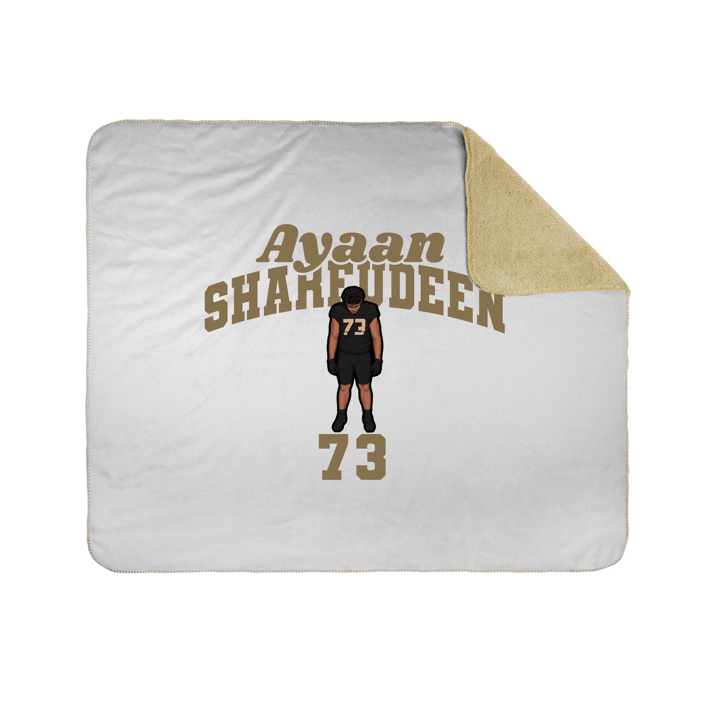 Throw Blanket — Signature Arch in White
