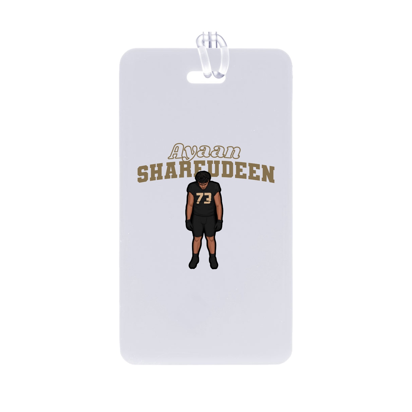 Bag Tag — Name Arch in Classic