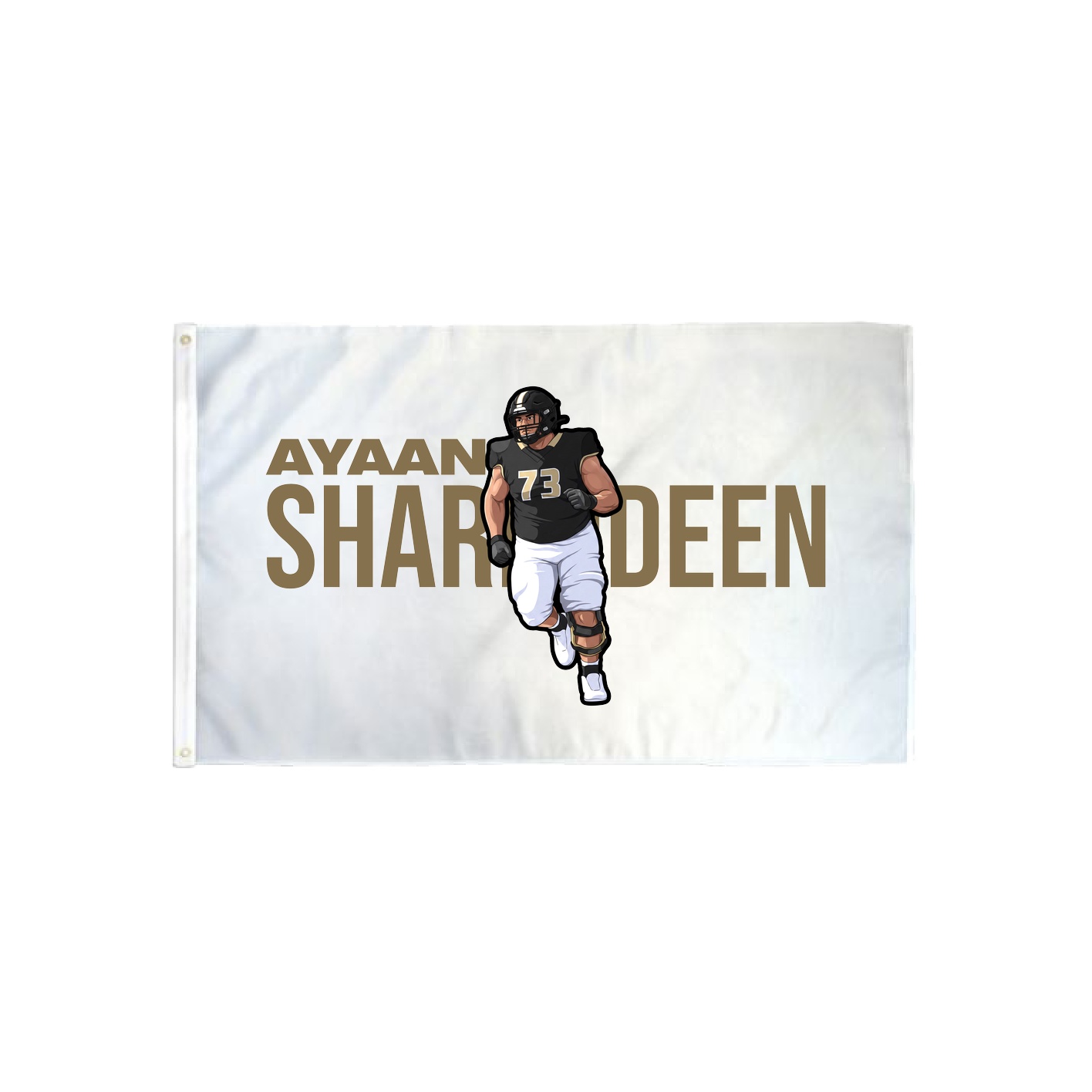 3x5 Flag — Player Name in Classic