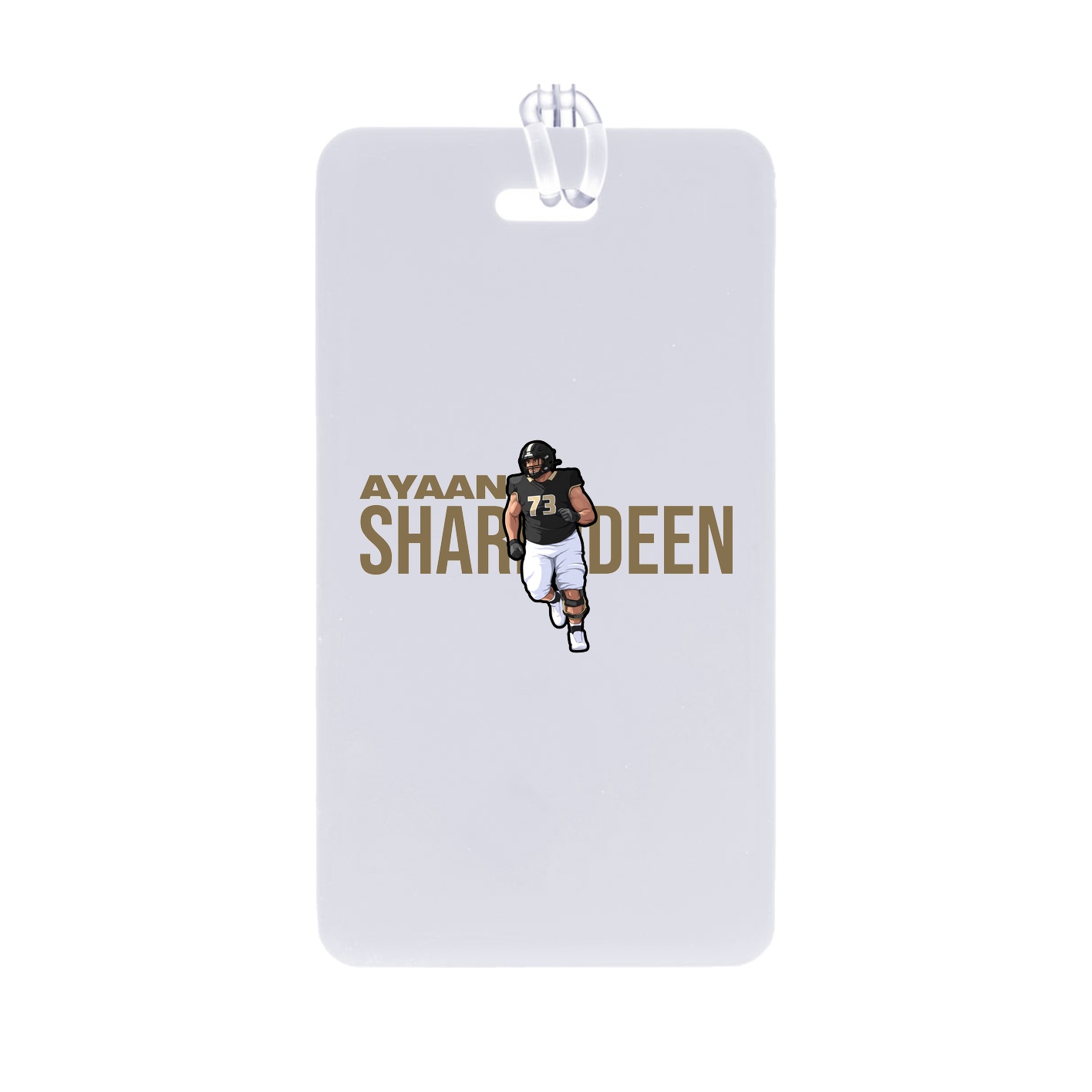 Bag Tag — Player Name in Classic