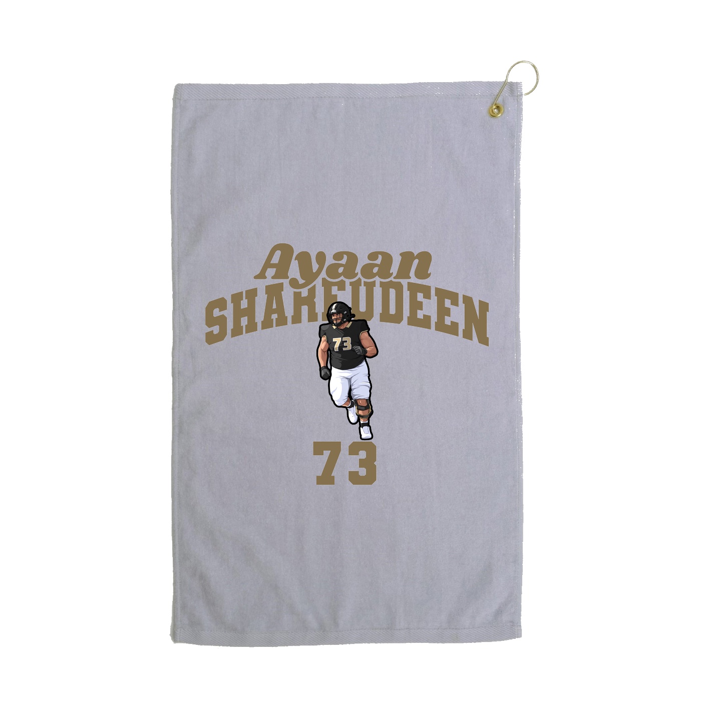 Golf Towel — Signature Arch in Grey