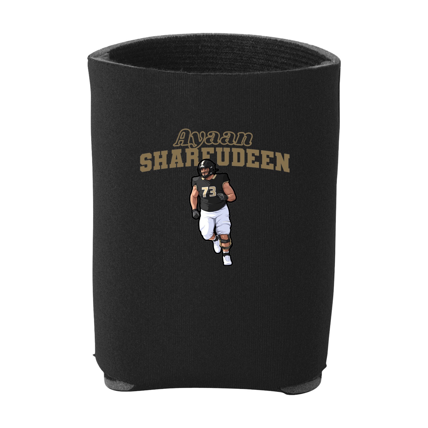 Can Holder — Name Arch in Black