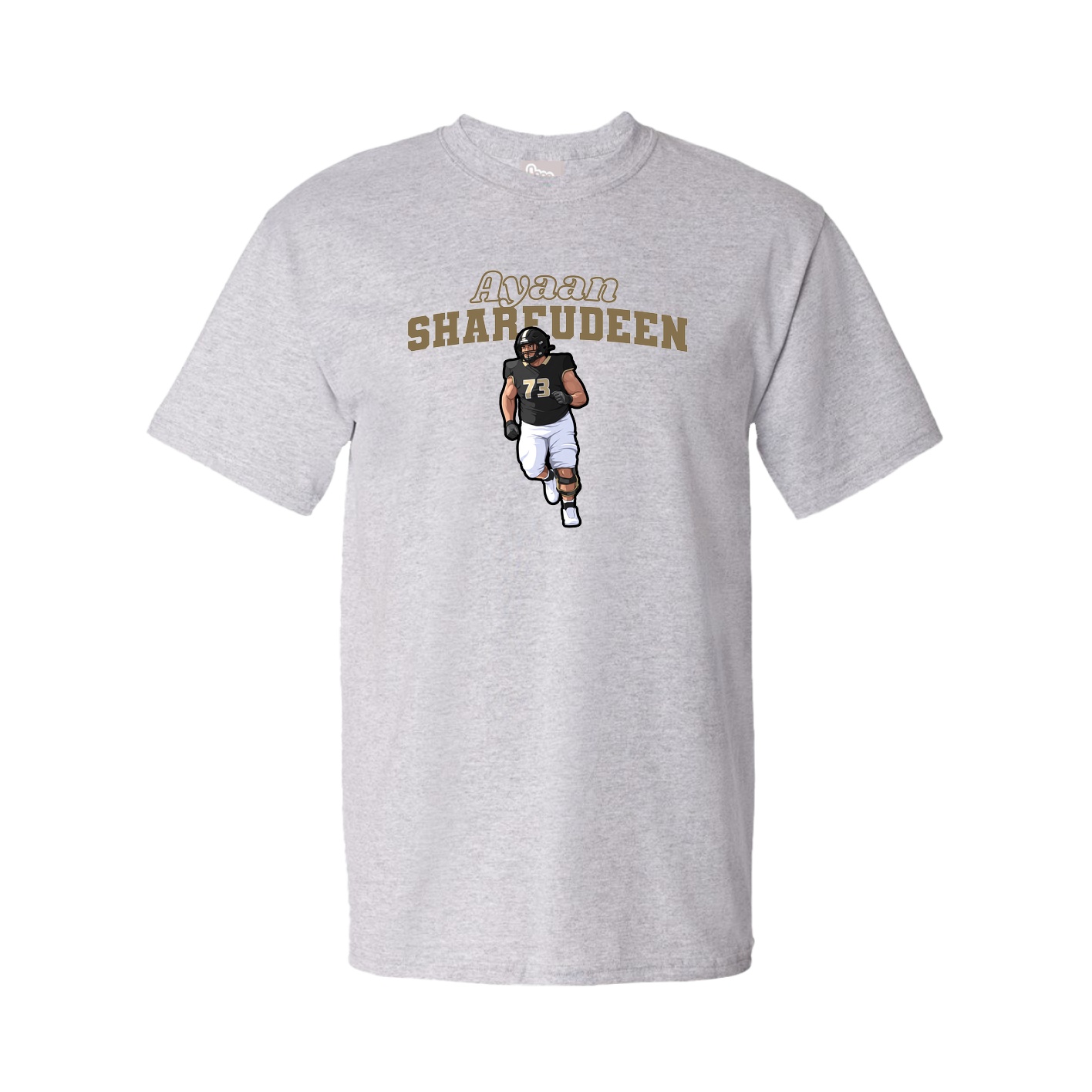 Tee — Name Arch in Grey
