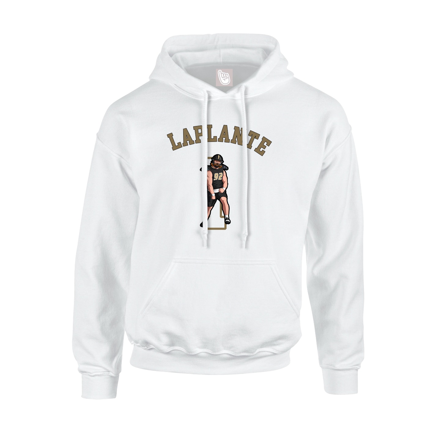 Youth Hoodie — Shirsey Arch in White