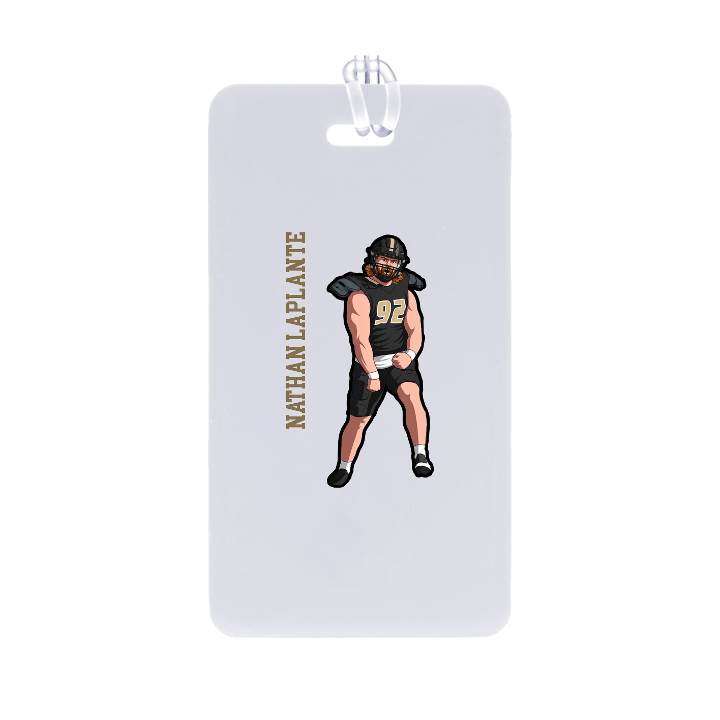 Bag Tag — Name Vertical in Classic