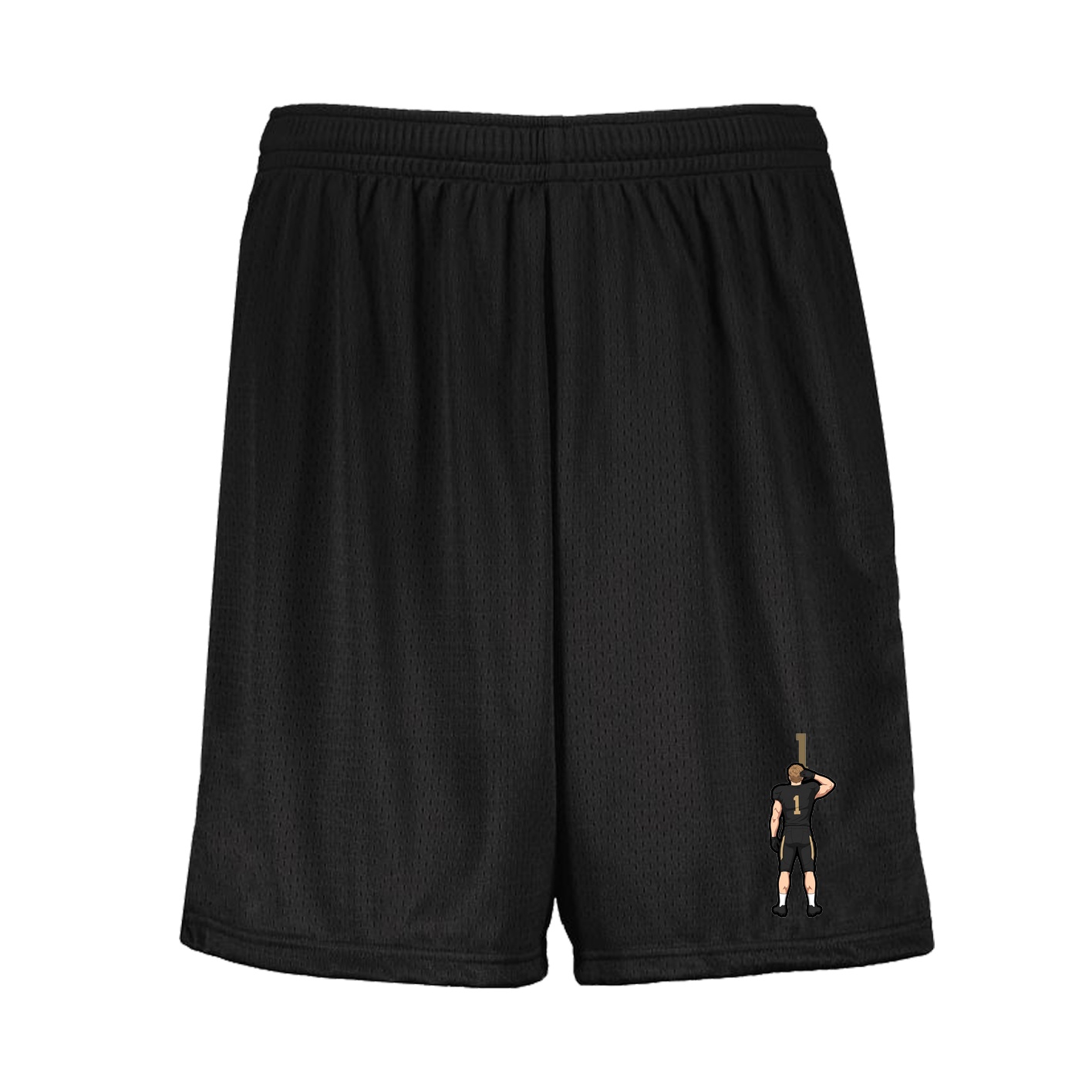 Shorts — Number Top in Black