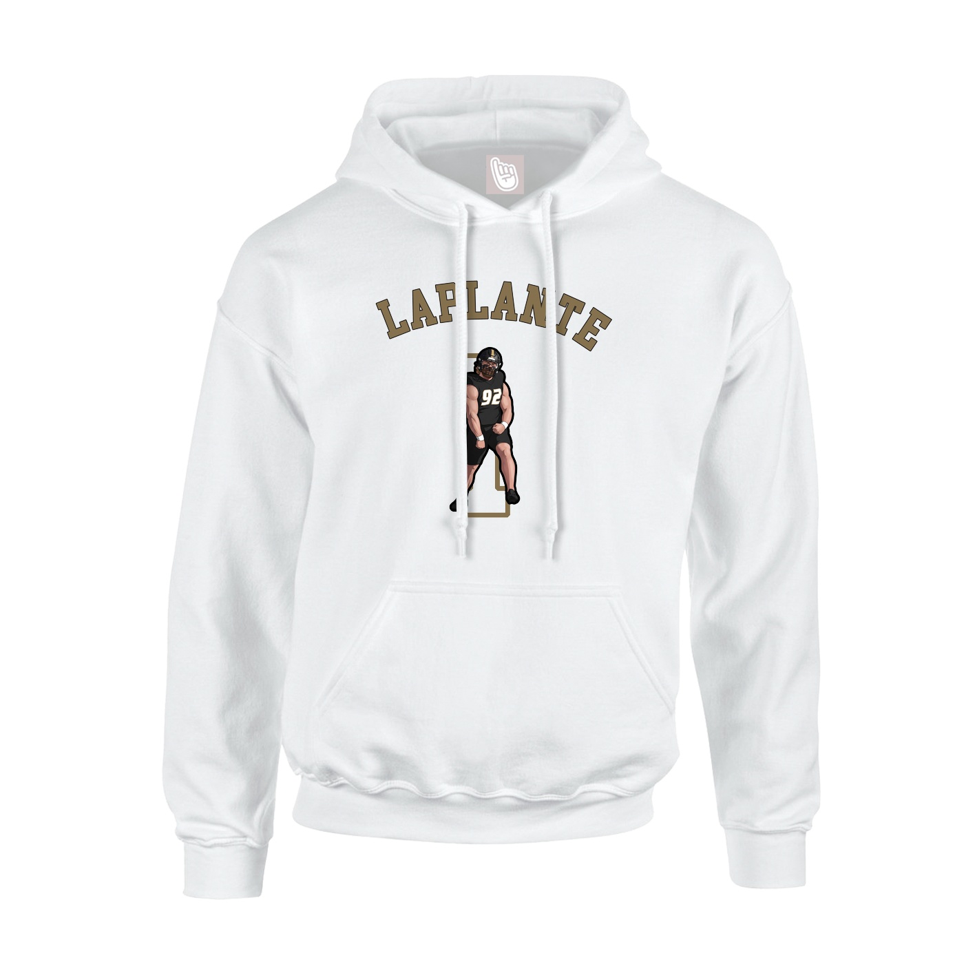 Youth Hoodie — Shirsey Arch in White