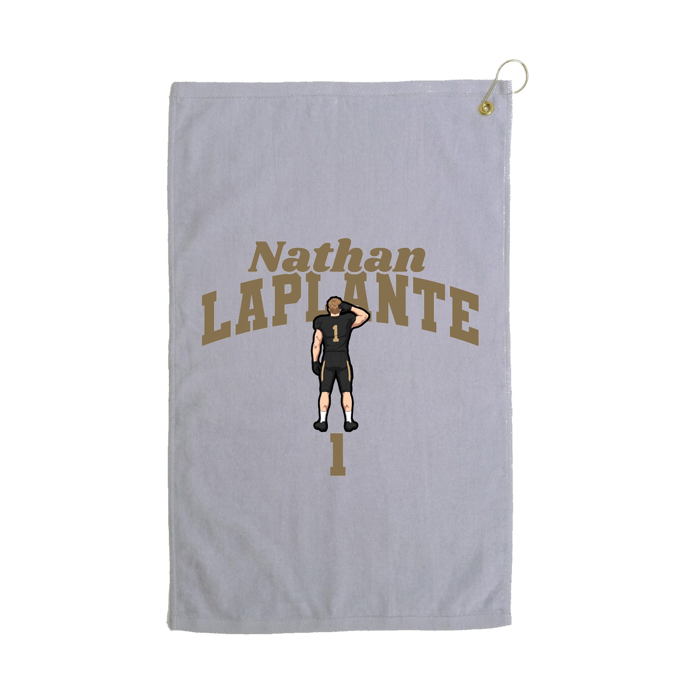 Golf Towel — Signature Arch in Grey