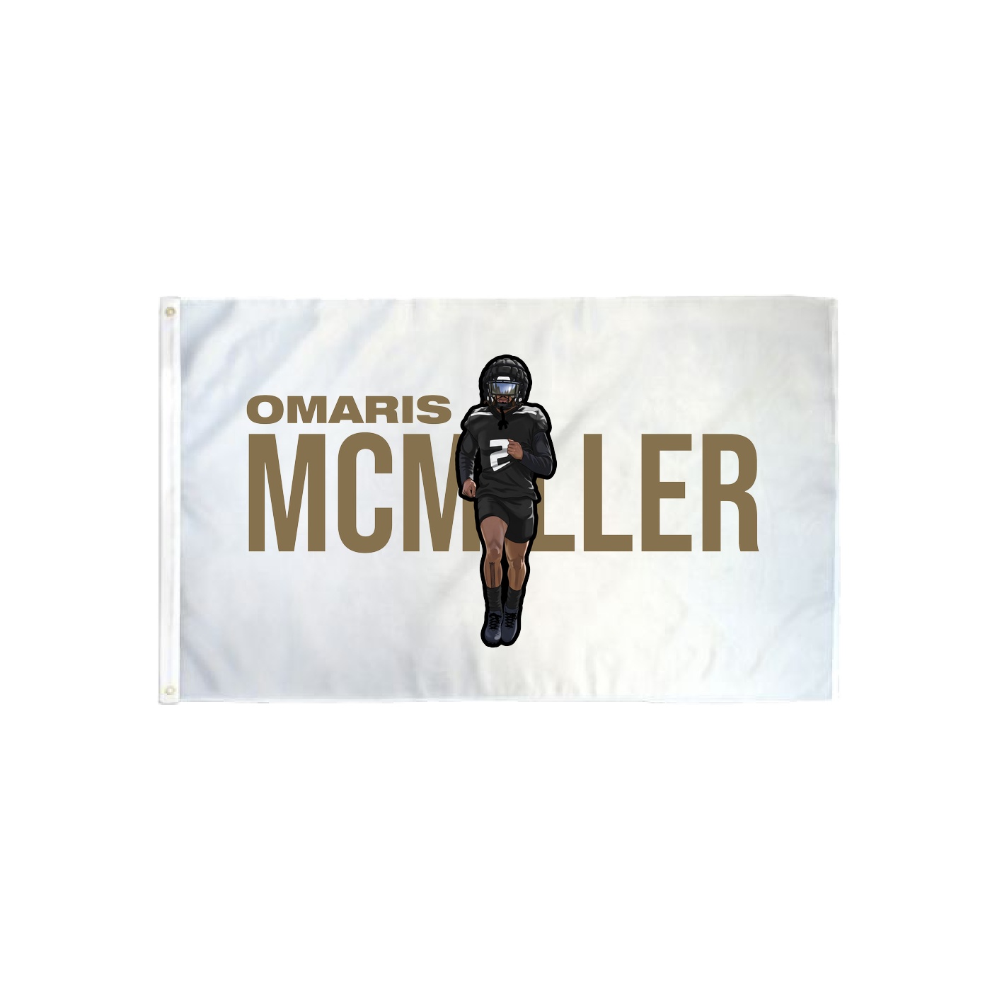 3x5 Flag — Player Name in Classic