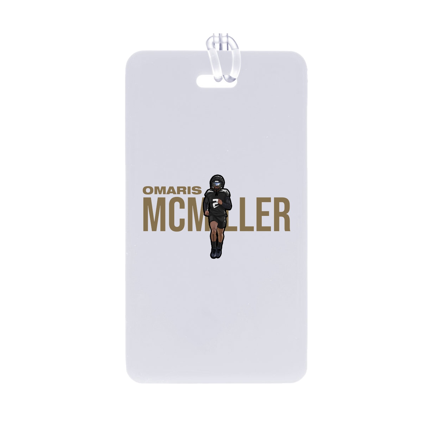 Bag Tag — Player Name in Classic