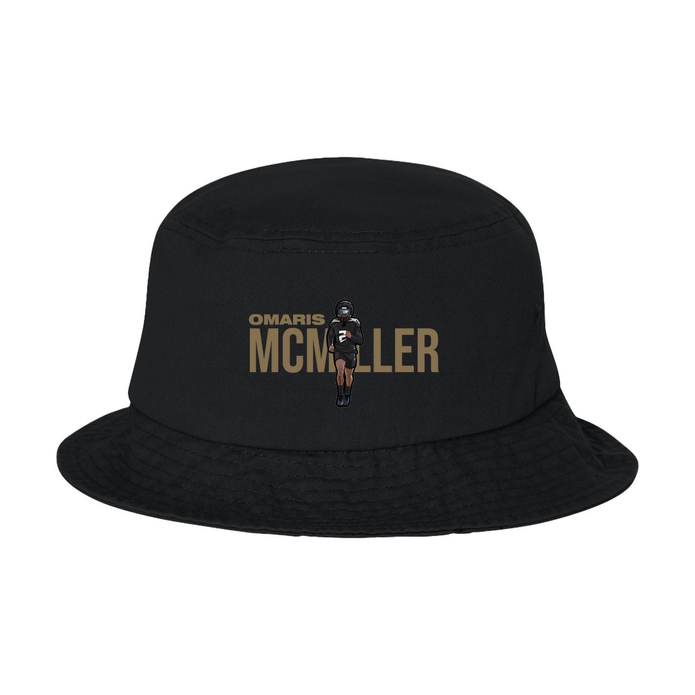 Bucket Cap — Player Name in Black