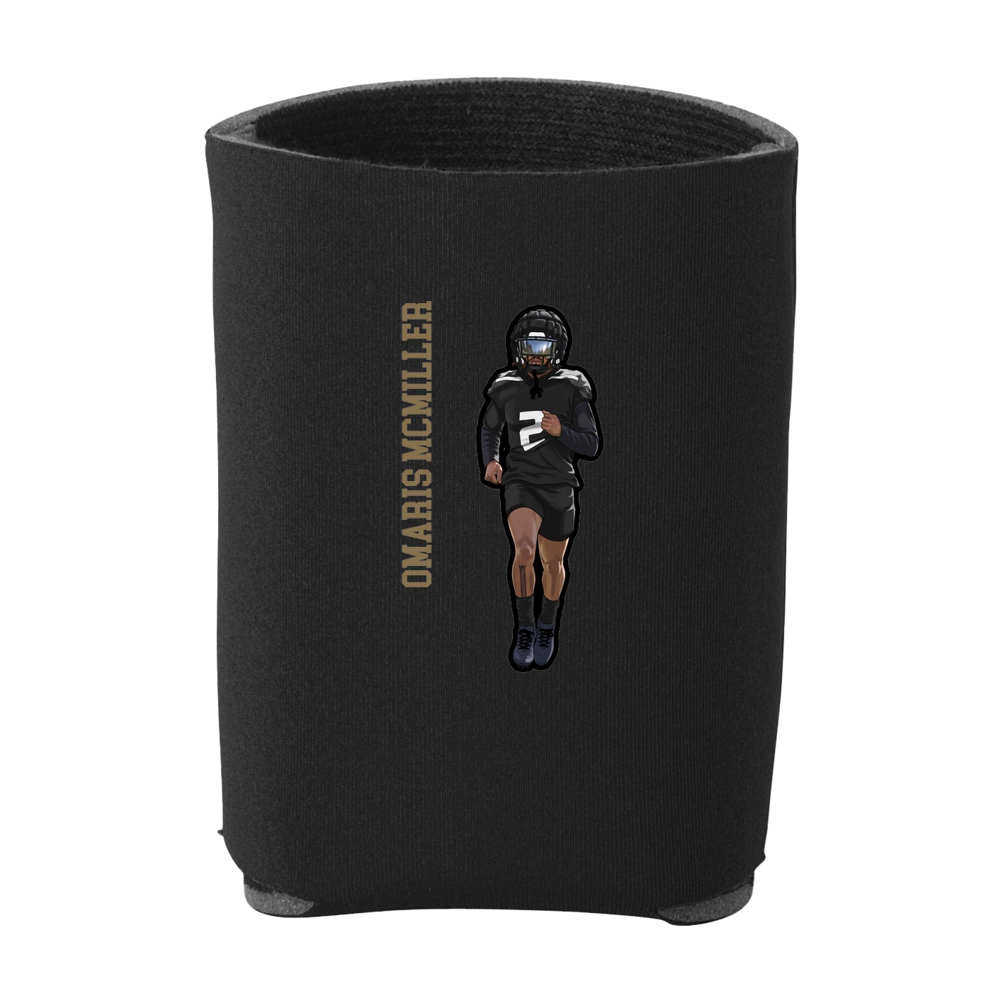 Can Holder — Name Vertical in Black