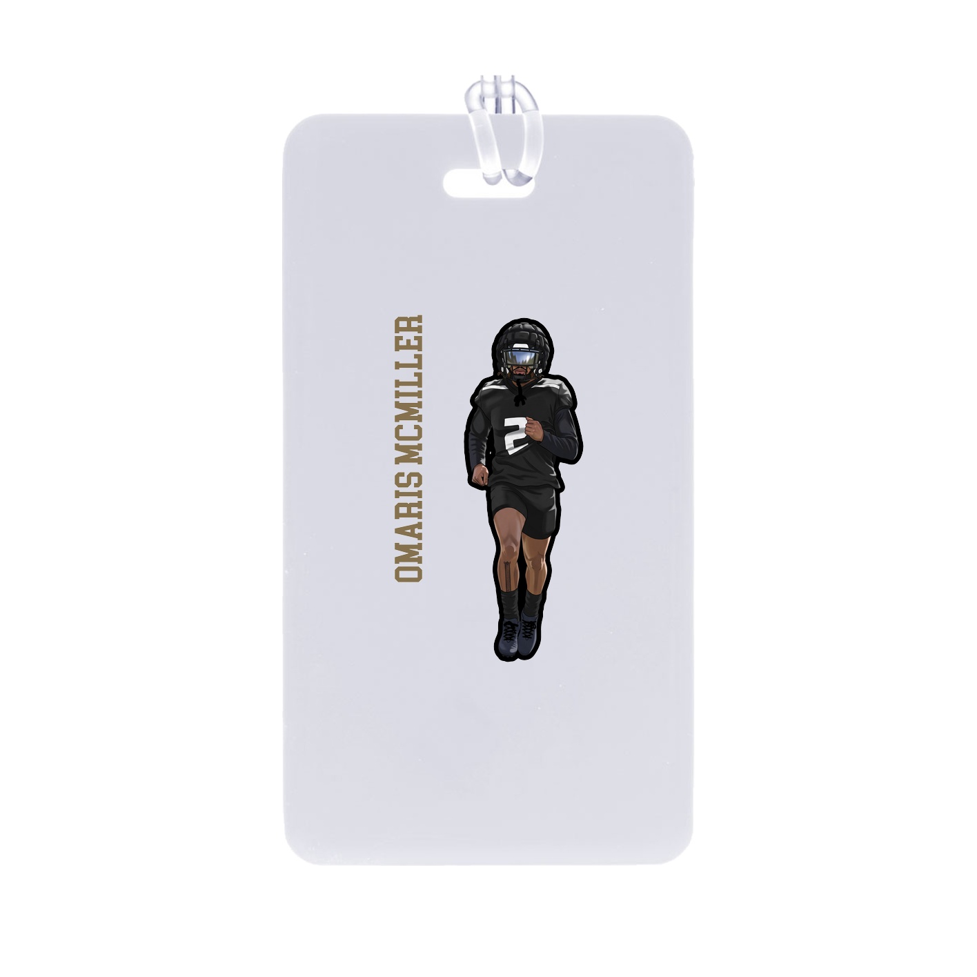 Bag Tag — Name Vertical in Classic