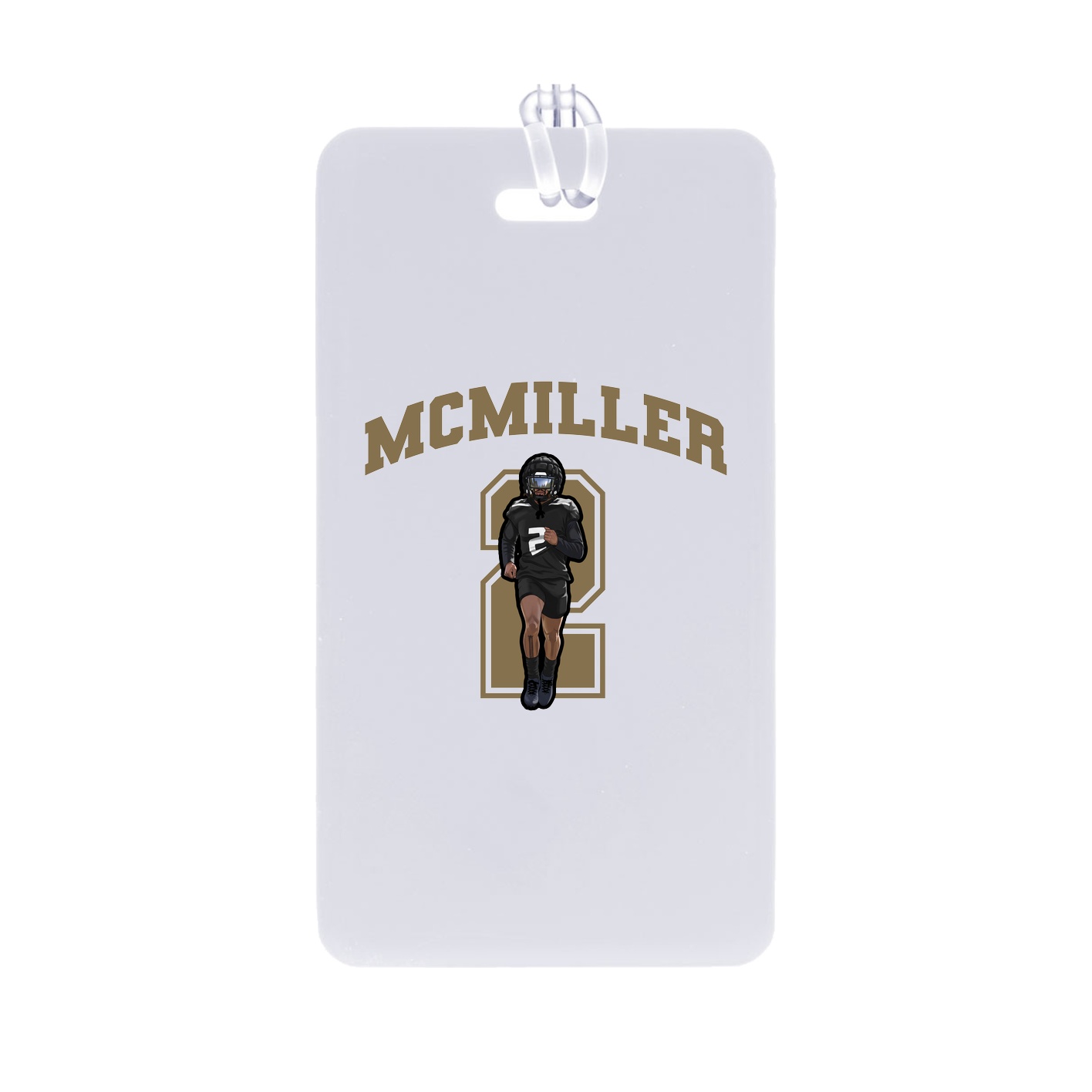 Bag Tag — Number in Classic