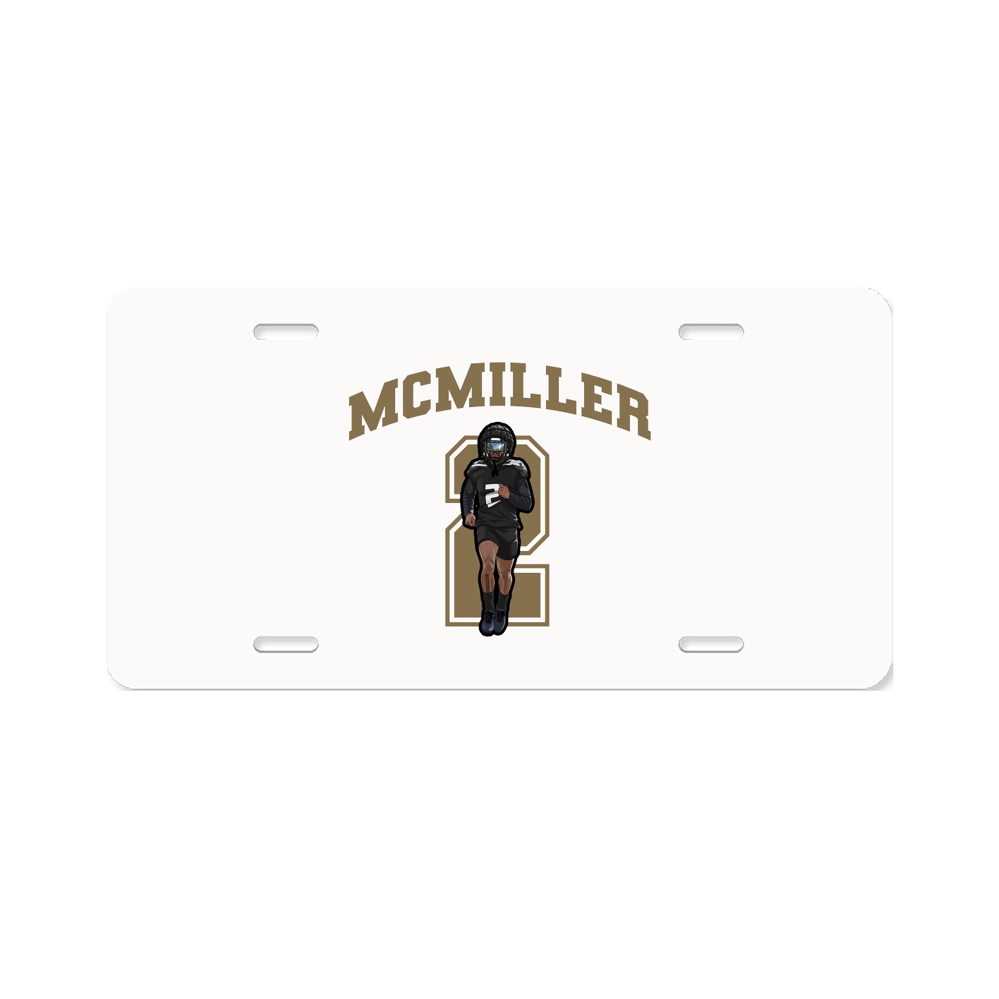 License Plate — Number in Classic