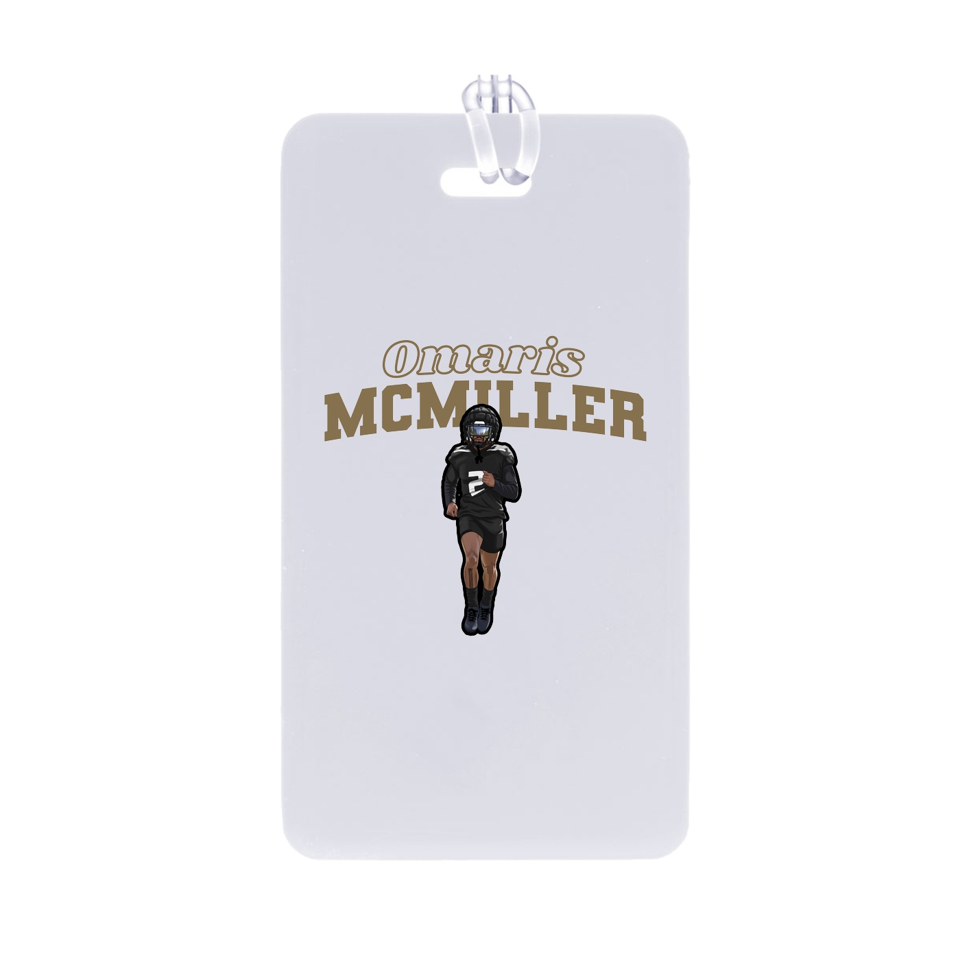 Bag Tag — Name Arch in Classic