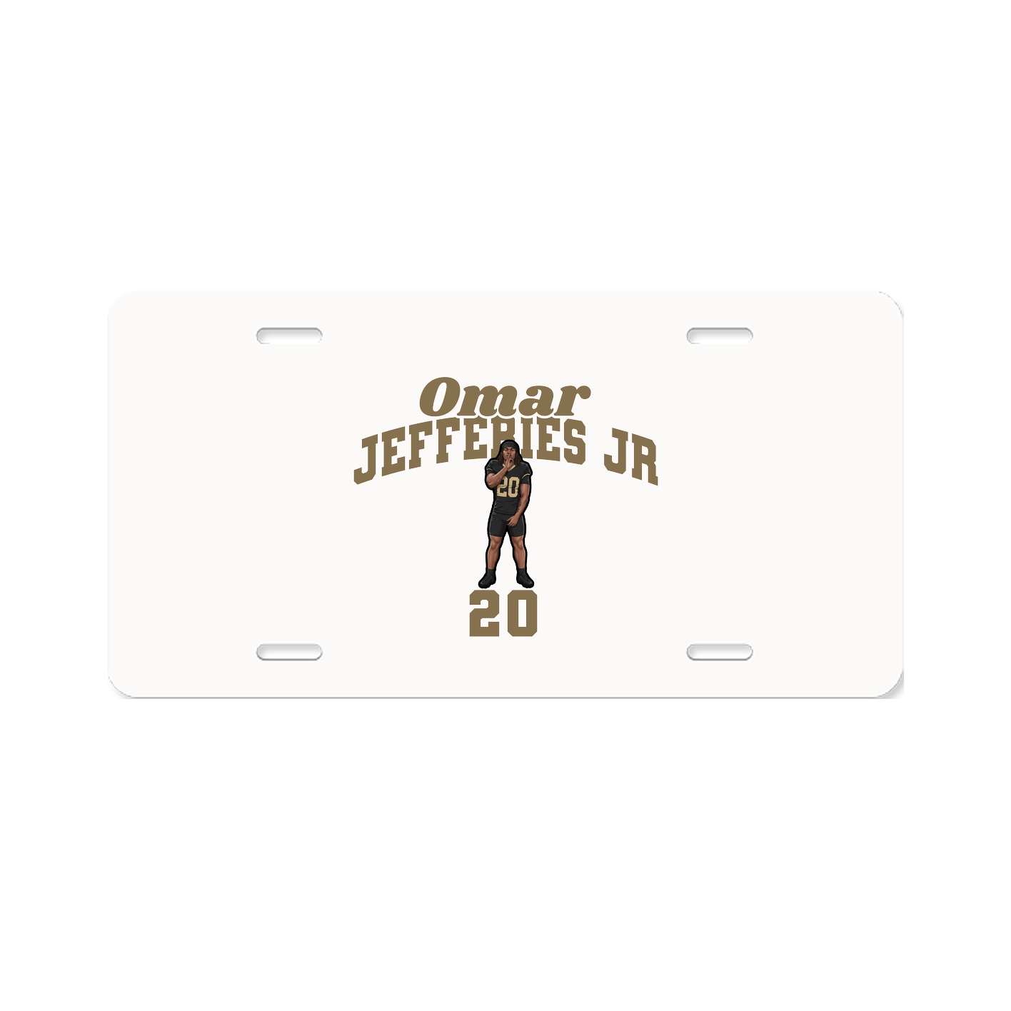 License Plate — Signature Arch in Classic