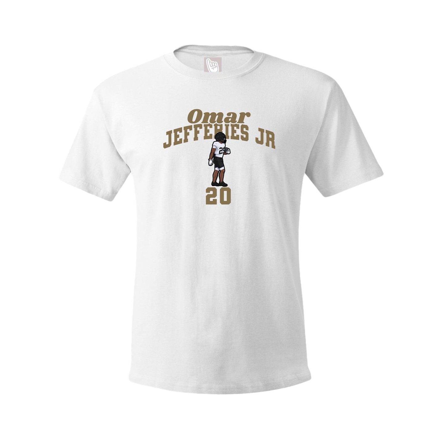 Youth Tee — Signature Arch in White