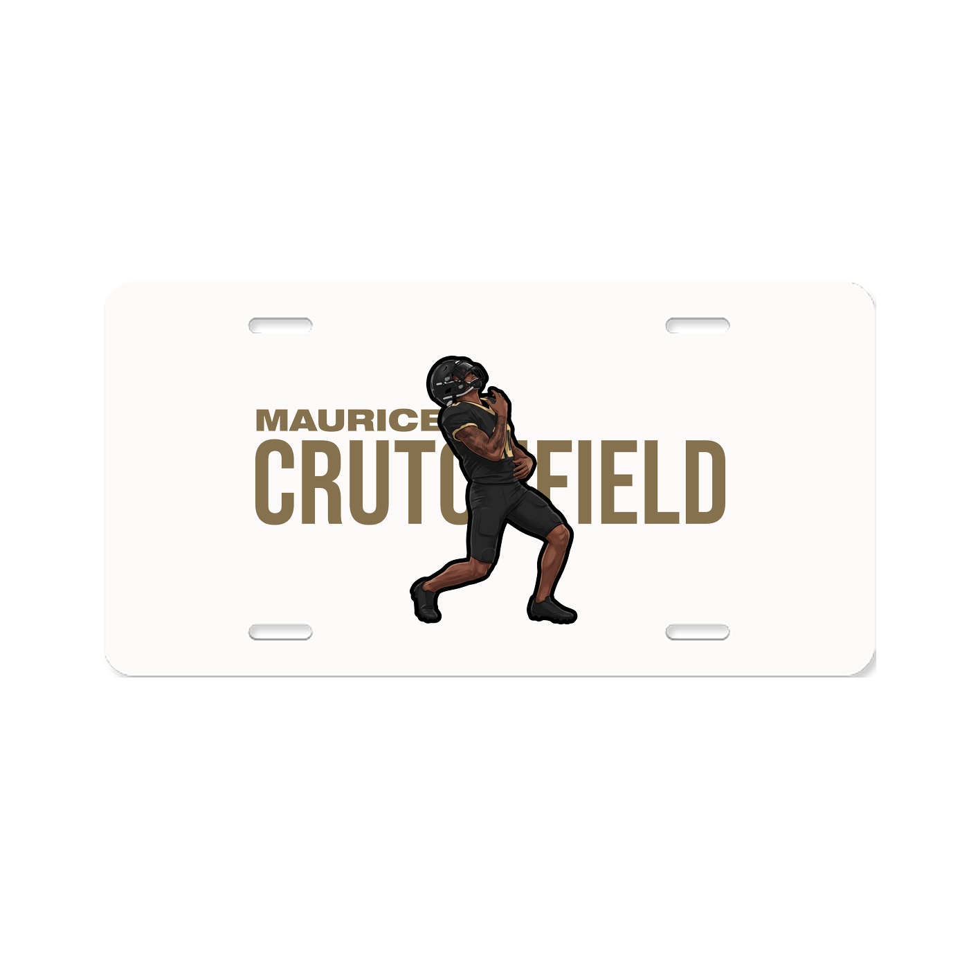License Plate — Player Name in Classic