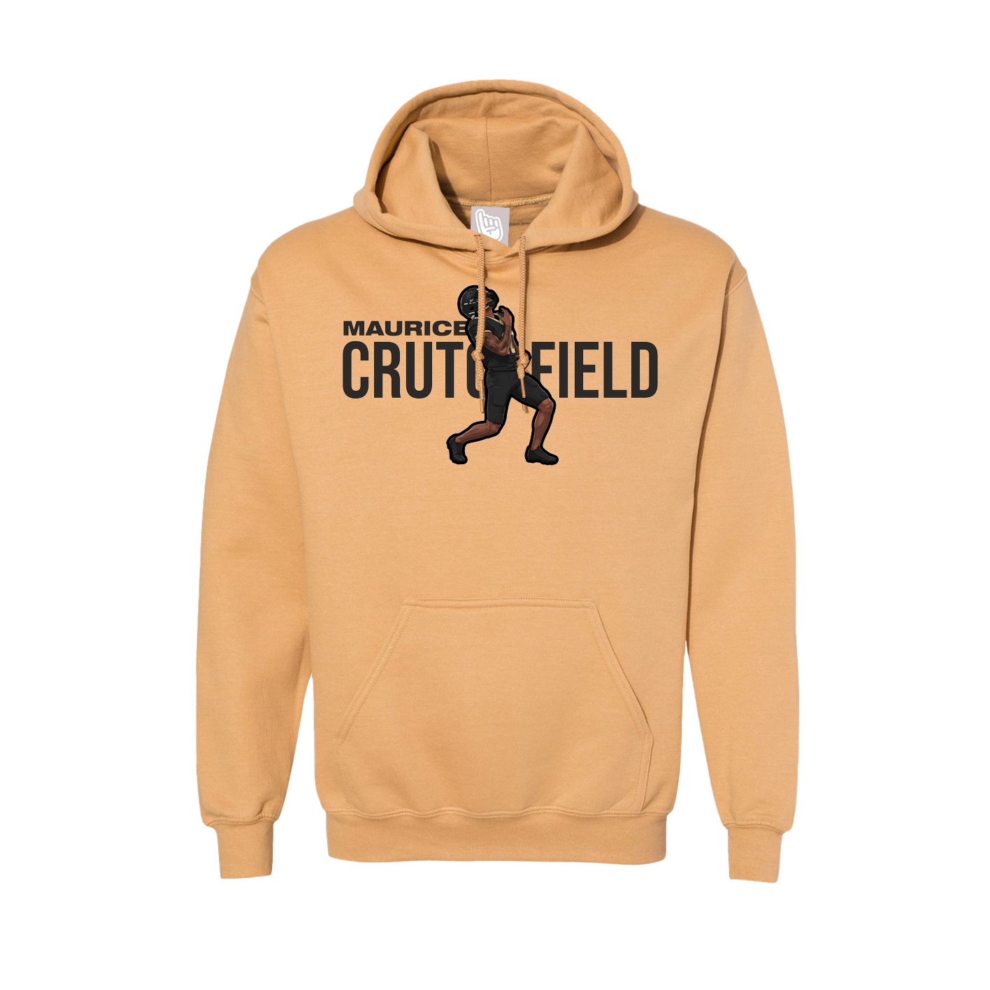 Hoodie — Player Name in Vegas Gold