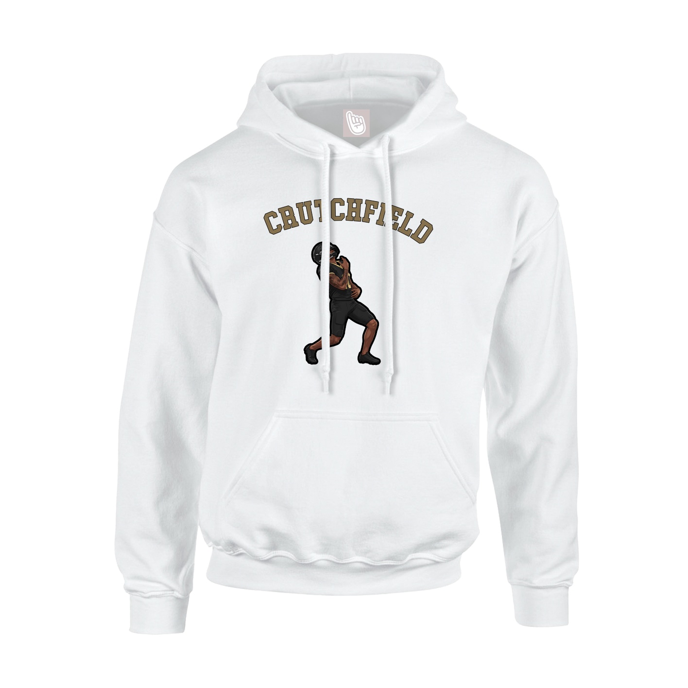 Youth Hoodie — Shirsey Arch in White
