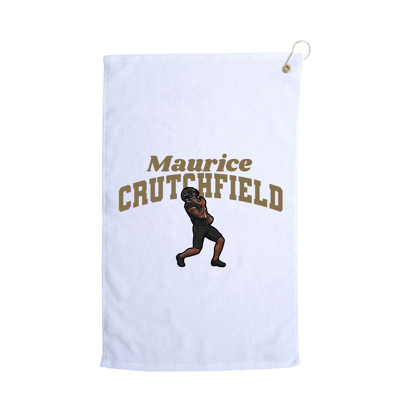 Golf Towel — Signature Arch in White