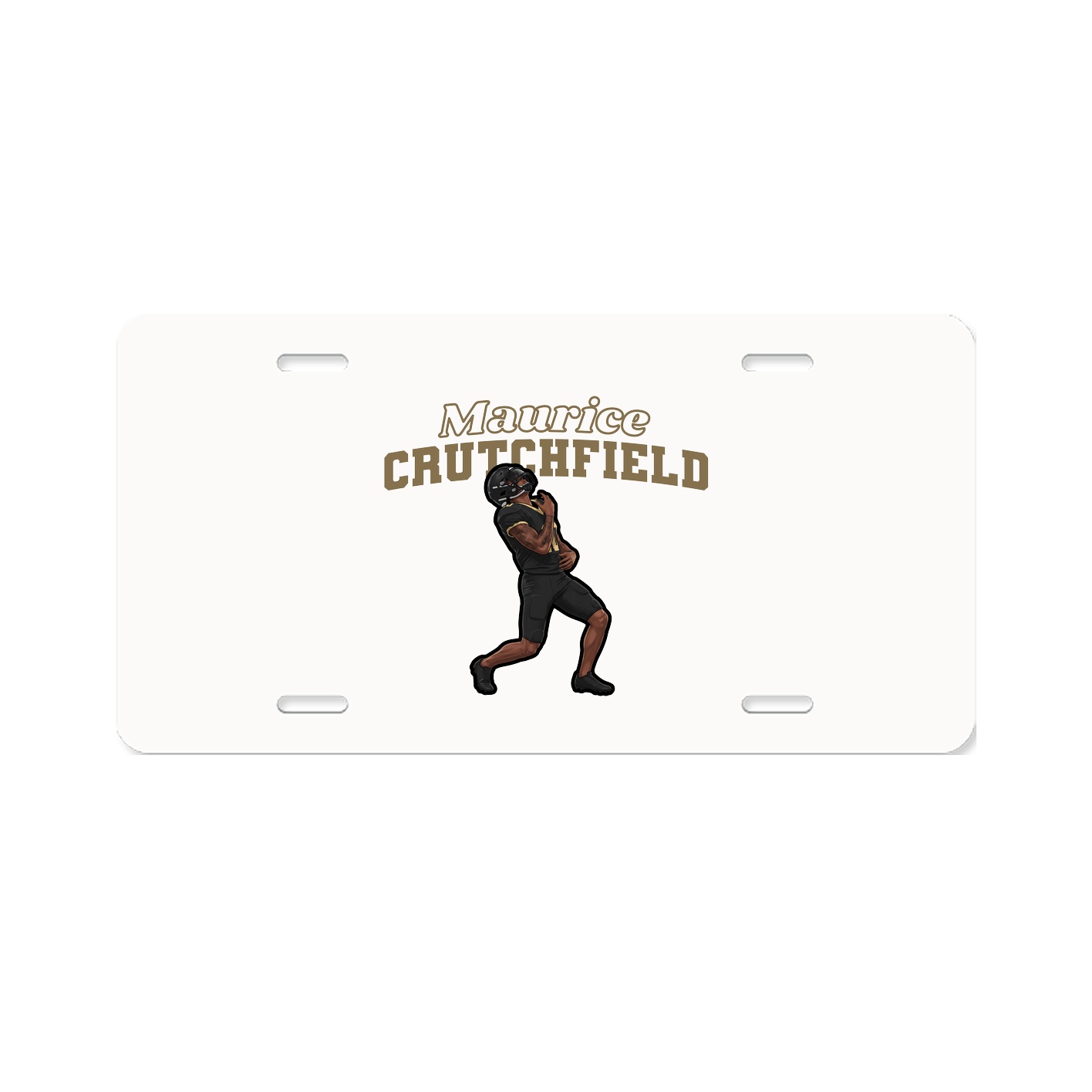 License Plate — Name Arch in Classic