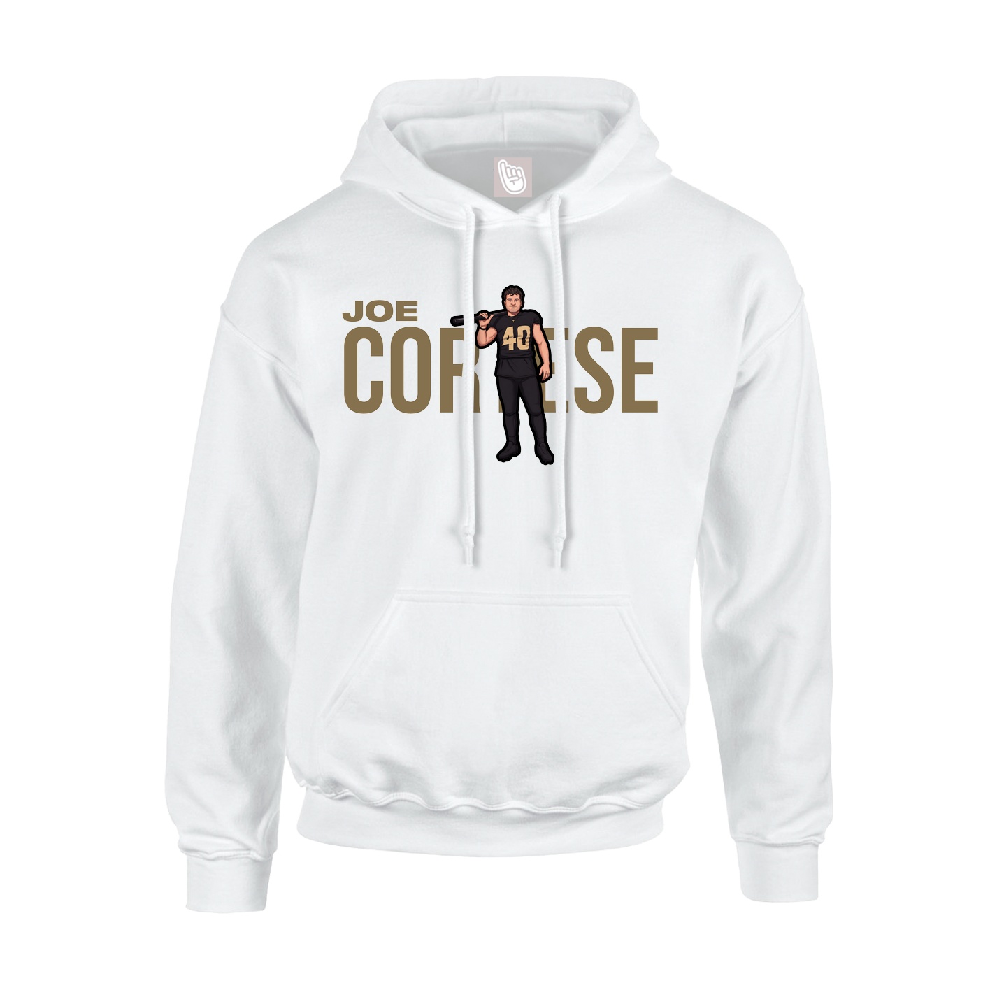 Youth Hoodie — Player Name in White