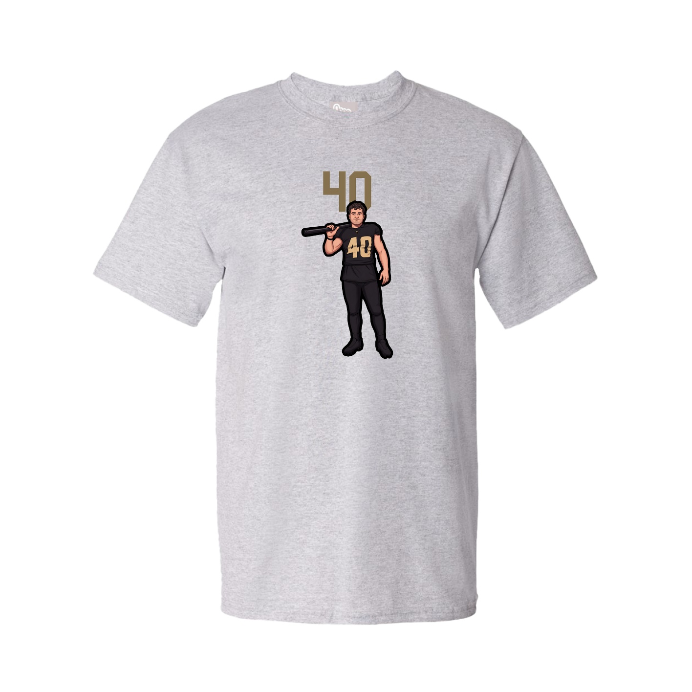 Youth Tee — Number Top in Grey